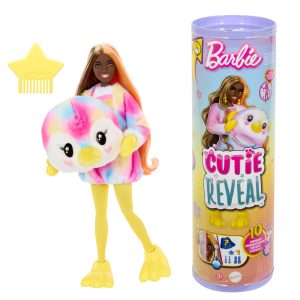 Barbie Cutie Reveal Penguin Doll & Accessories. Color Dream Series With 10 Surprises