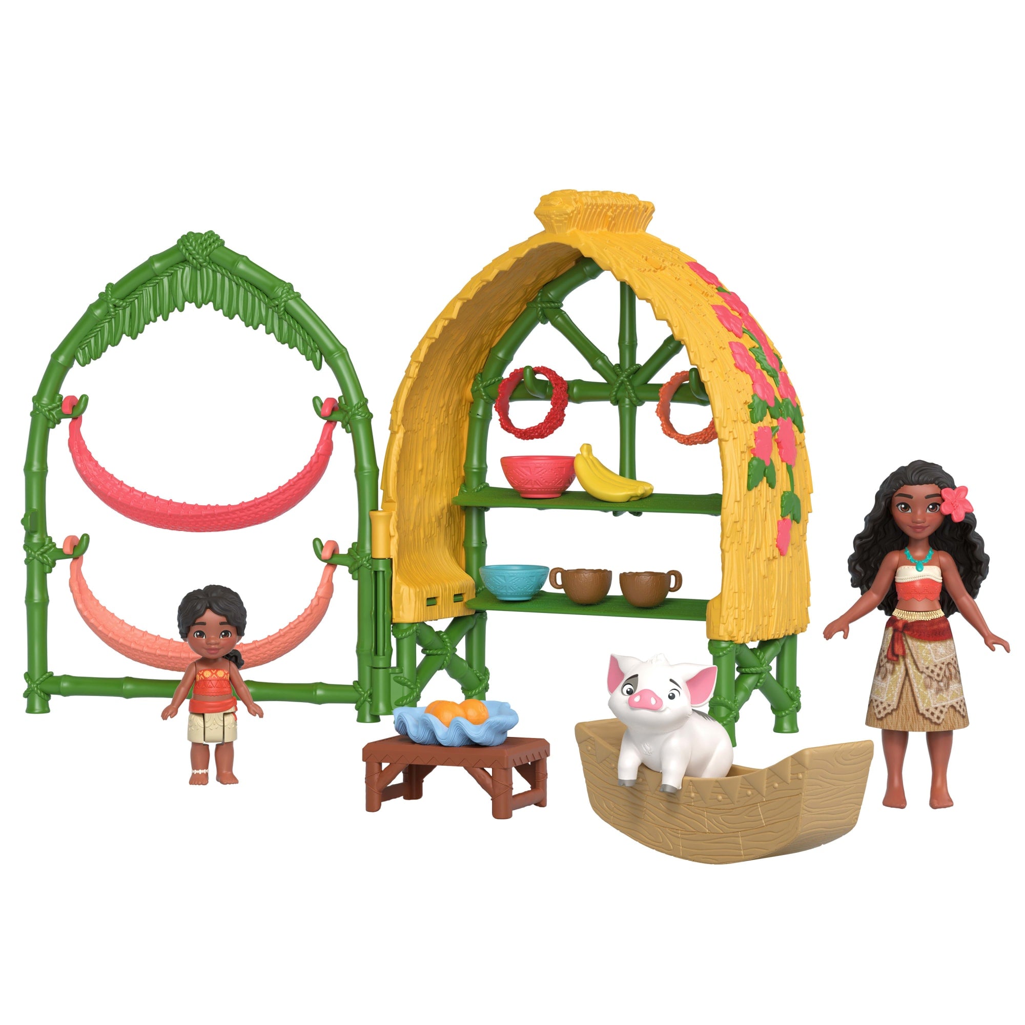 Moana 2 Set de Juego Hogar de Moana y Simea con Pua y Accesorios - Image 5
