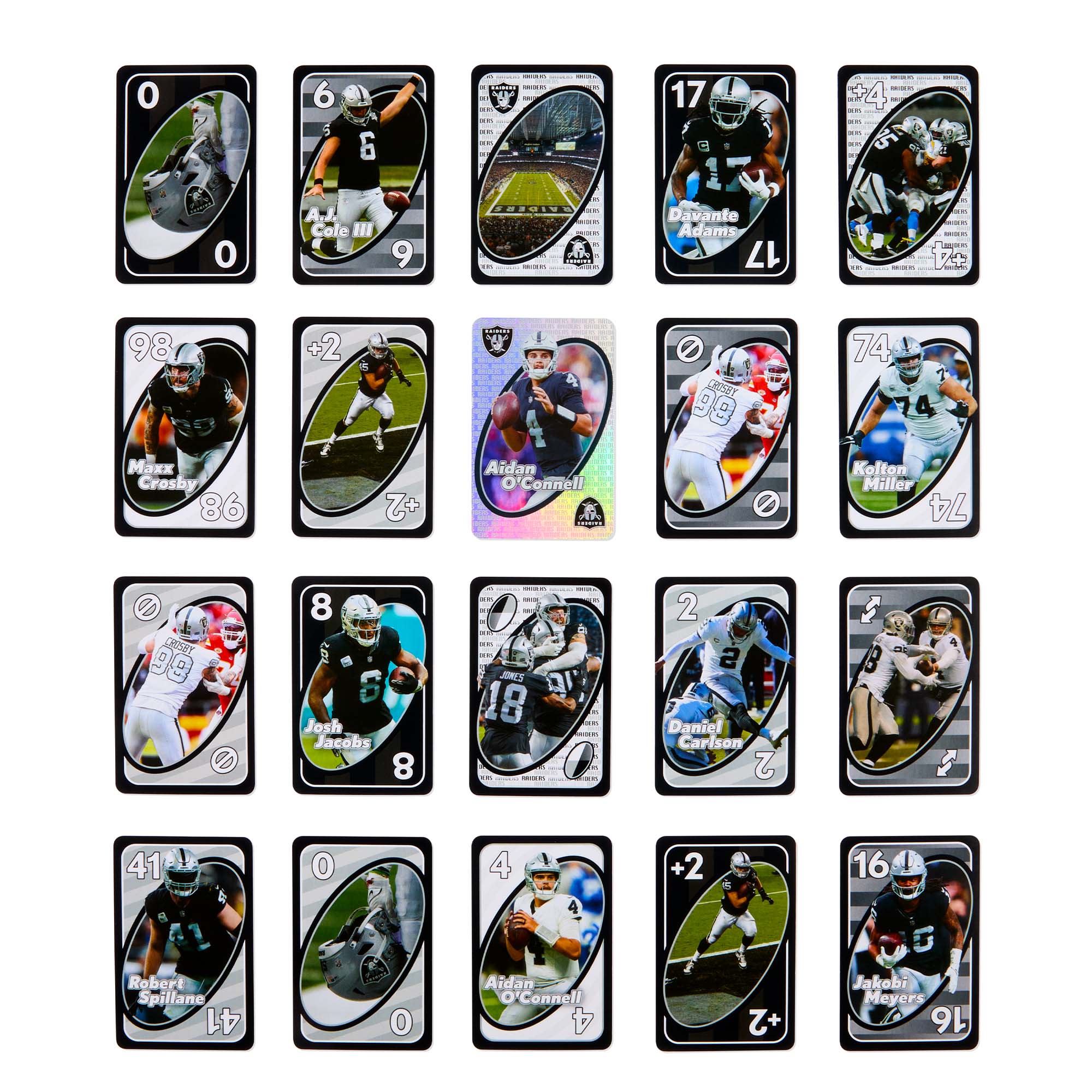 UNO Fandom NFL Las Vegas Raiders Game Deck - Image 8
