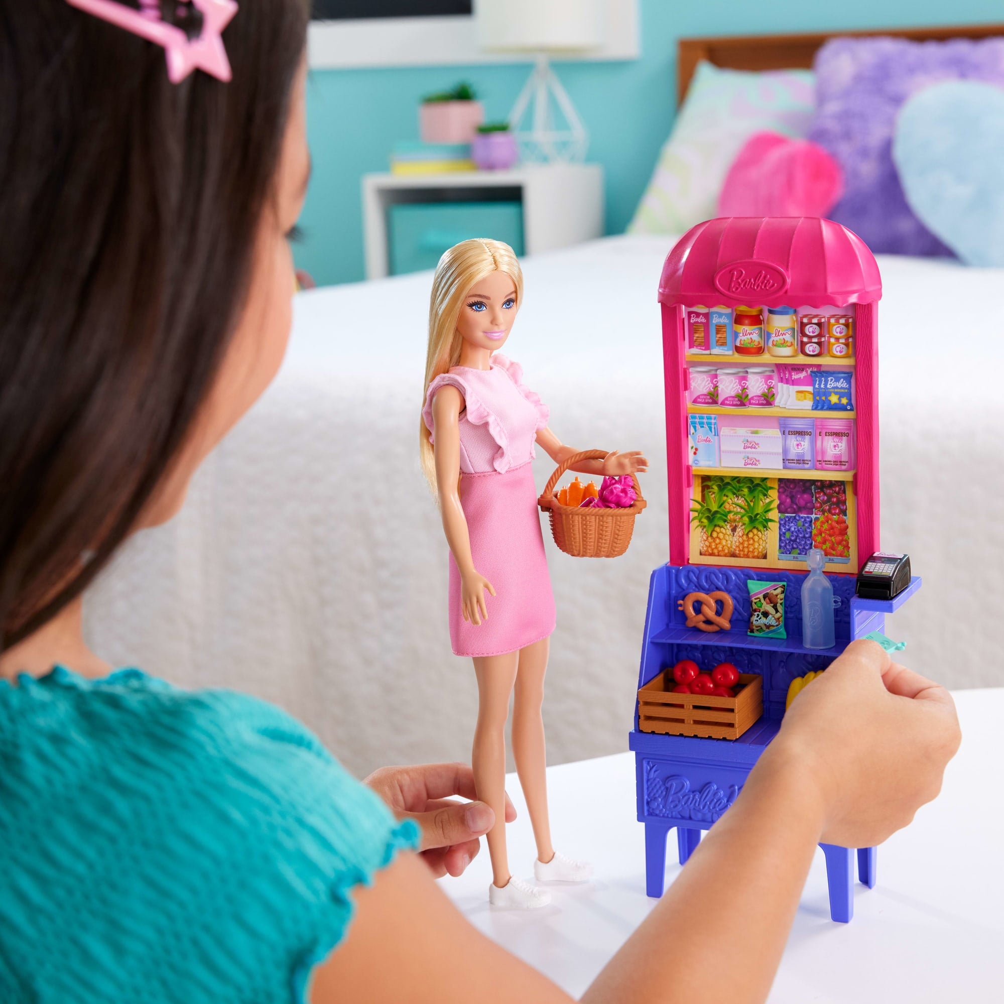 Barbie Receta de la amistad de Teresa Set de Juego Set de Supermercado - Image 3