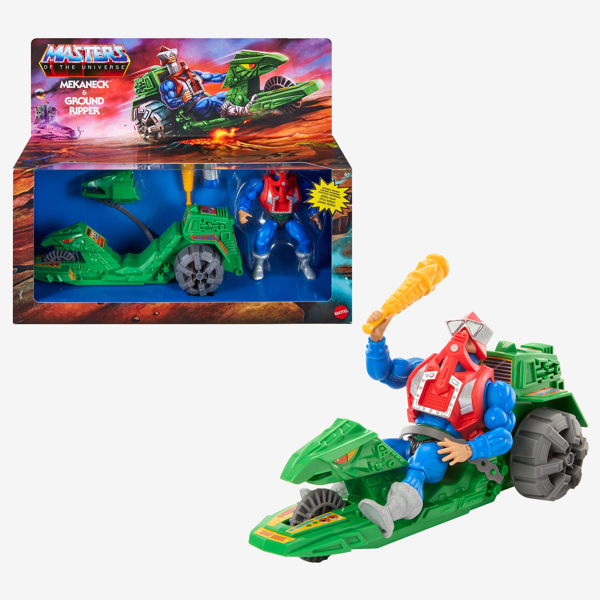 Masters of the Universe Origins Ground Ripper & Mekaneck Action Figure - Image 10