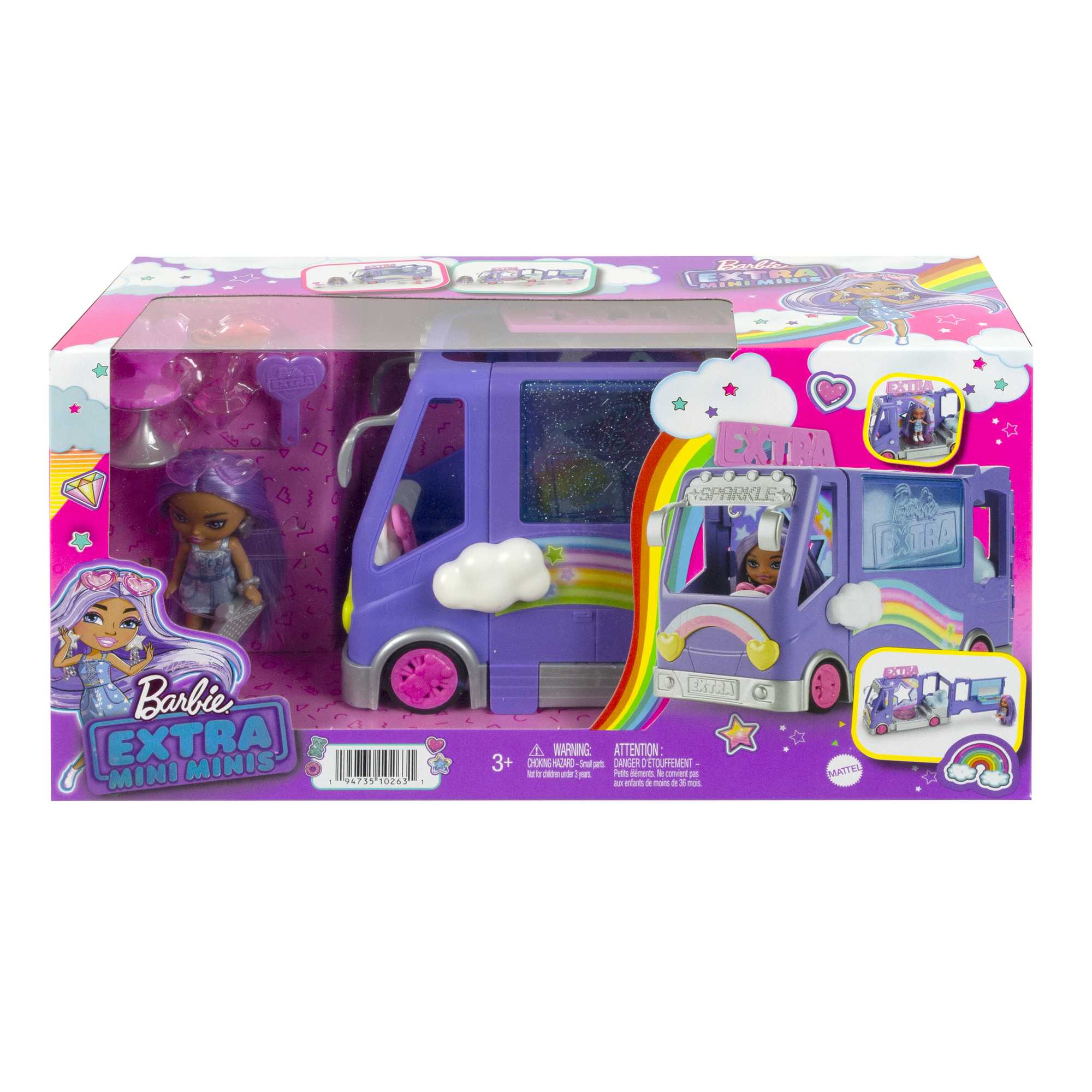 Barbie Sets. Barbie Extra Mini Minis Doll And Tour Bus Playset - Image 6