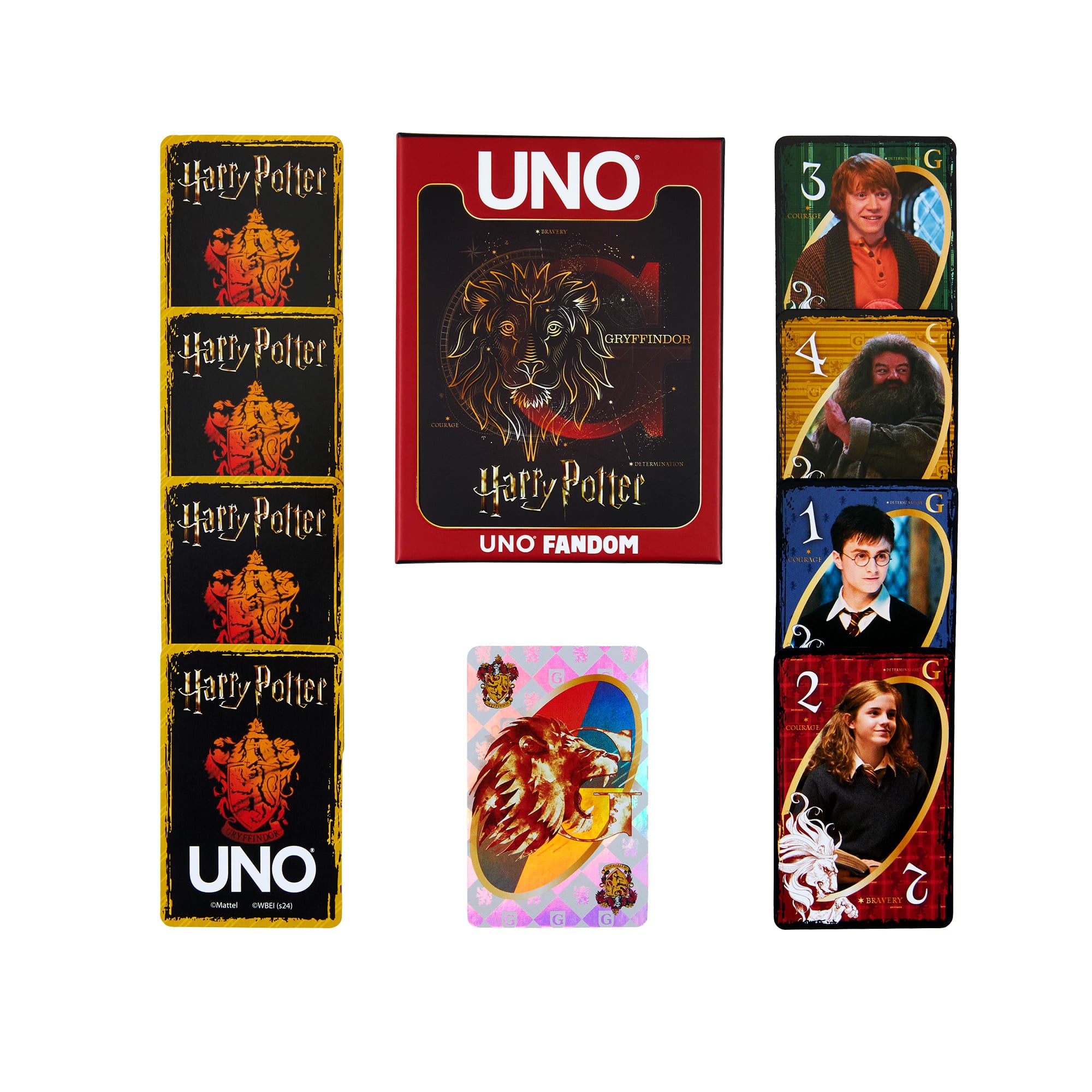 UNO Fandom Harry Potter Gryffindor Game Deck - Image 3