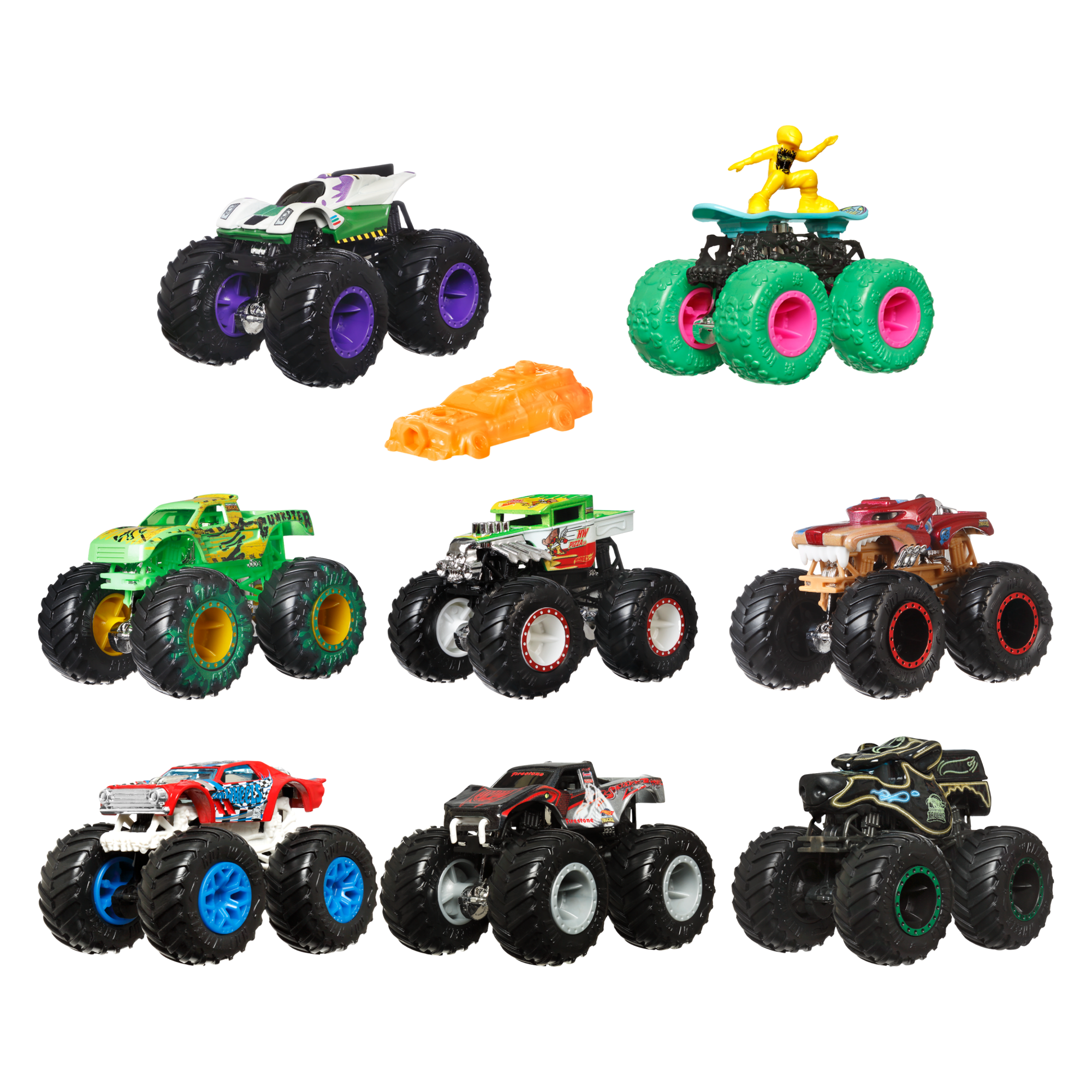Hot Wheels Monster Trucks Vehículo de Juguete Auto Sorpresa Escala 1:64 - Image 4