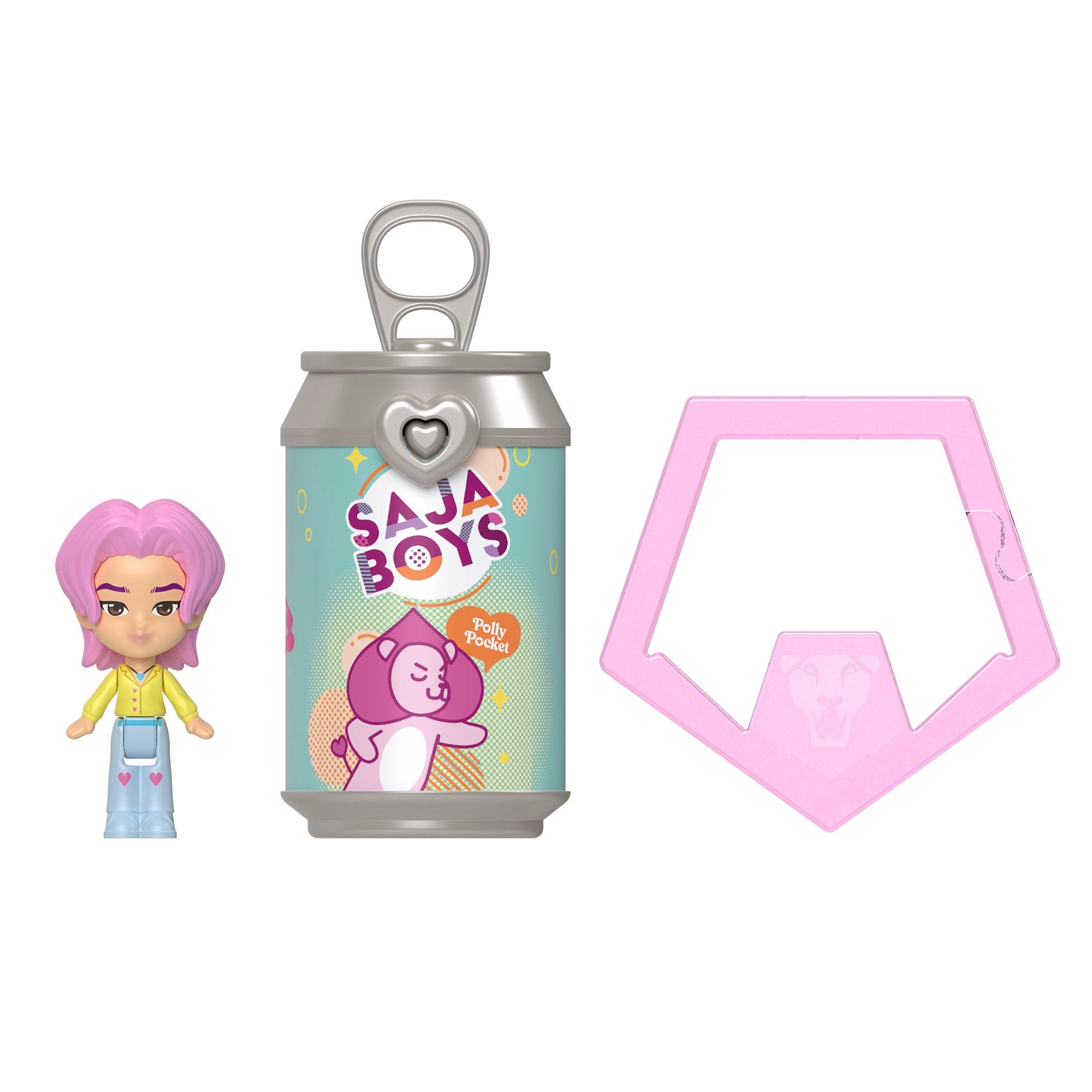 Polly Pocket x KPop Demon Hunters Saja Boys 5-Pack - Image 12