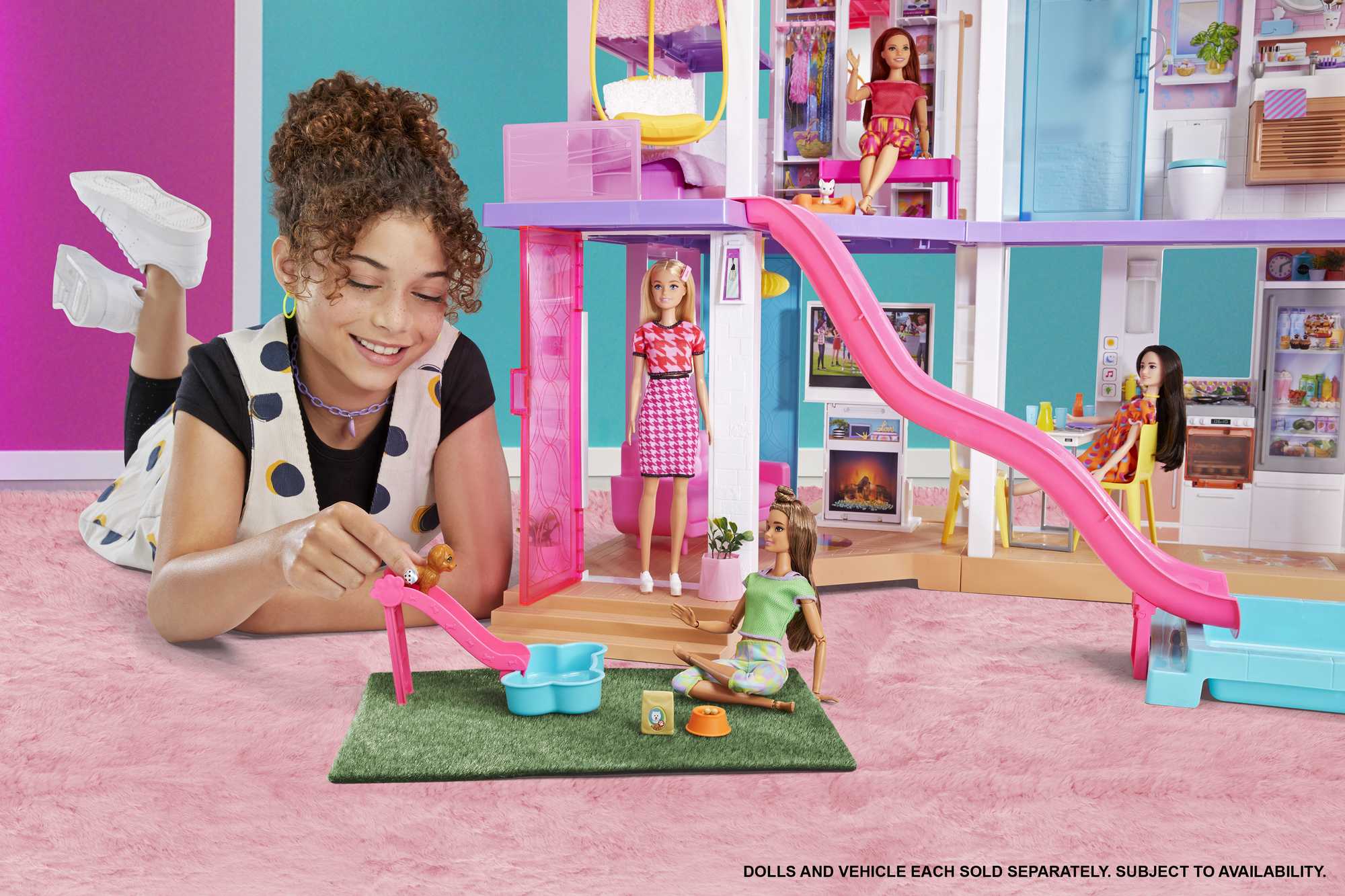 Barbie Dreamhouse Dollhouse With 75+ Accessories & Wheelchair Accessible Elevator. Lights. Sounds. Music - Image 2