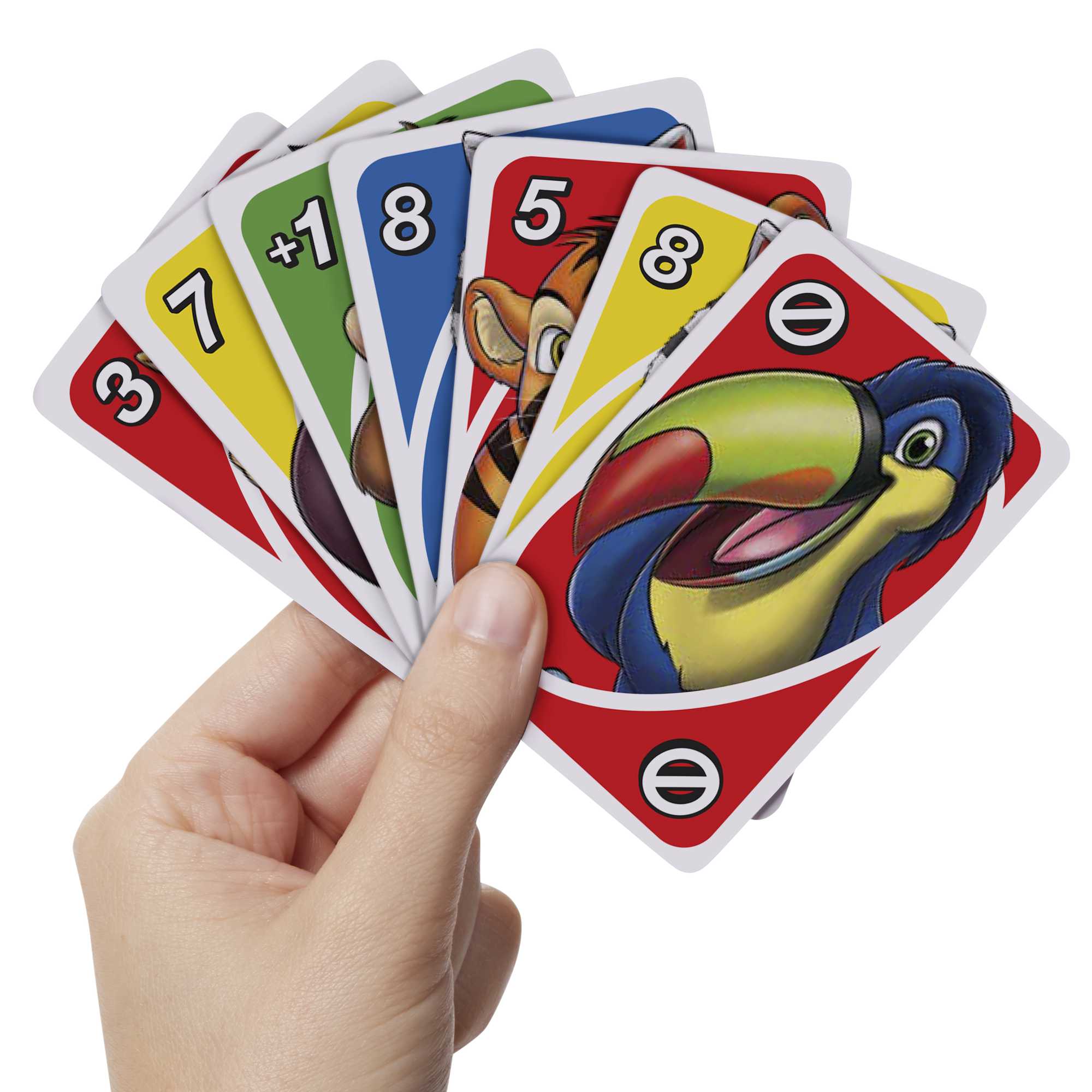 UNO Junior Card Game For Kids With Simple Rules & Animal Matching For 2-4 Players - Image 5
