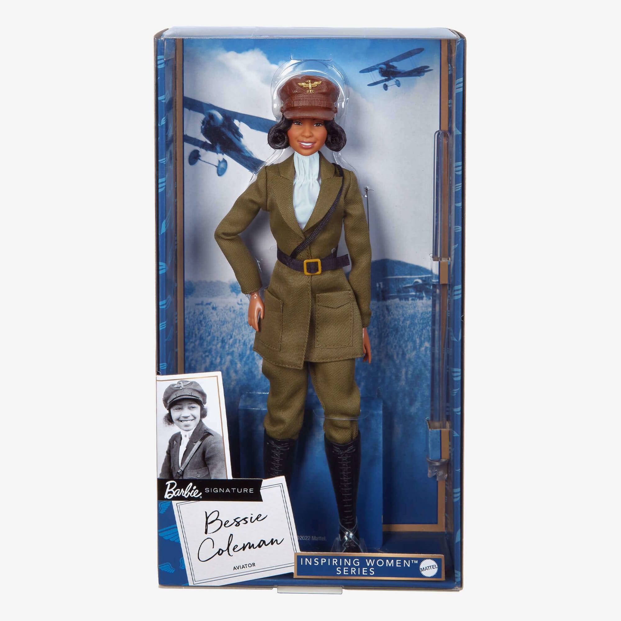 Barbie Inspiring Women Bessie Coleman Doll - Image 13