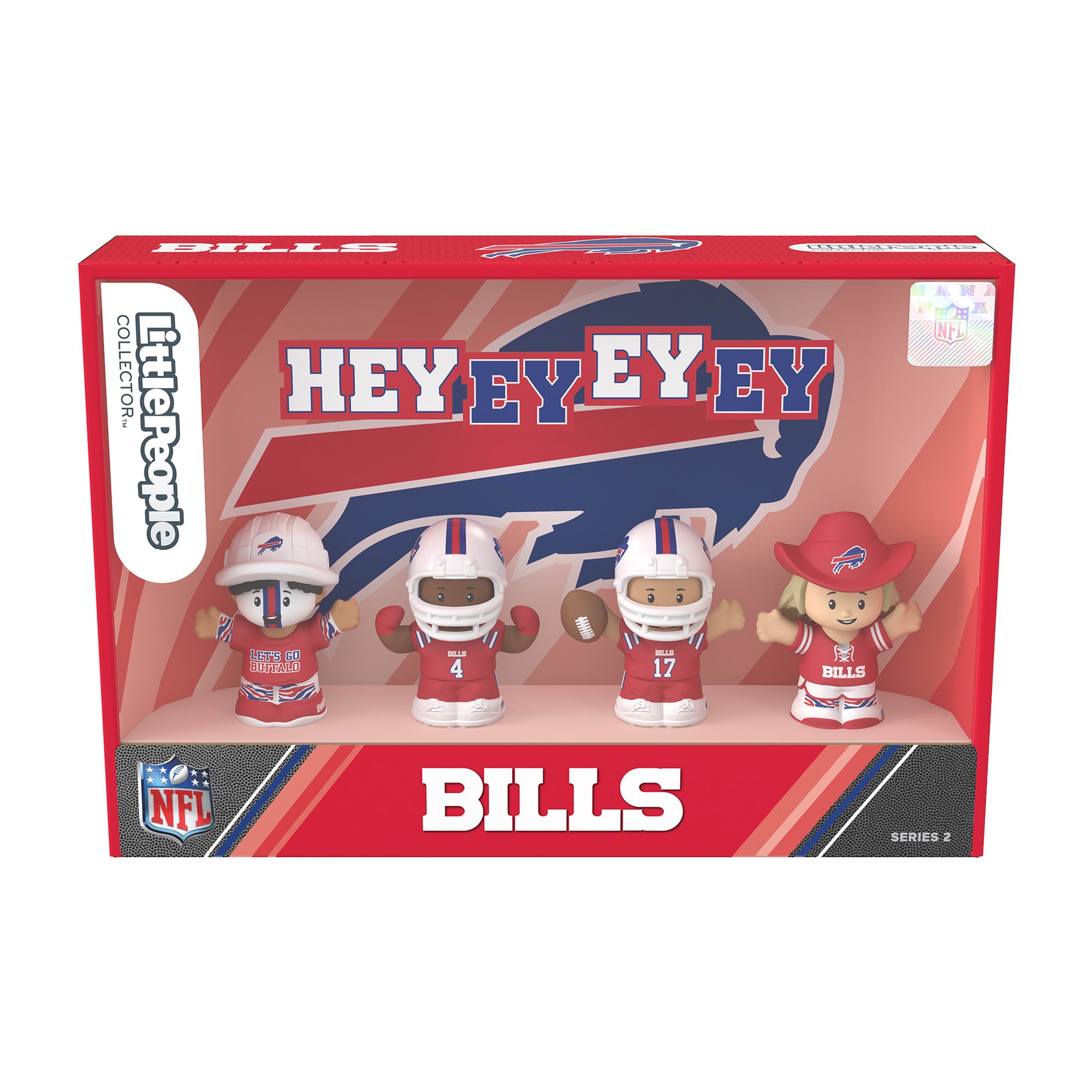 Little People Collector Buffalo Bills Alternate Jersey Figure Set - Image 6