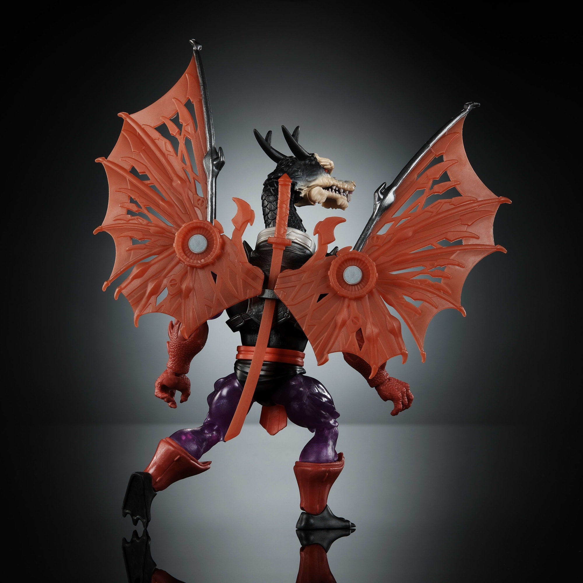 Masters of the Universe Turtles of Grayskull Figura de Acción Mutated Ninjor de 5.5 pulgadas - Image 6