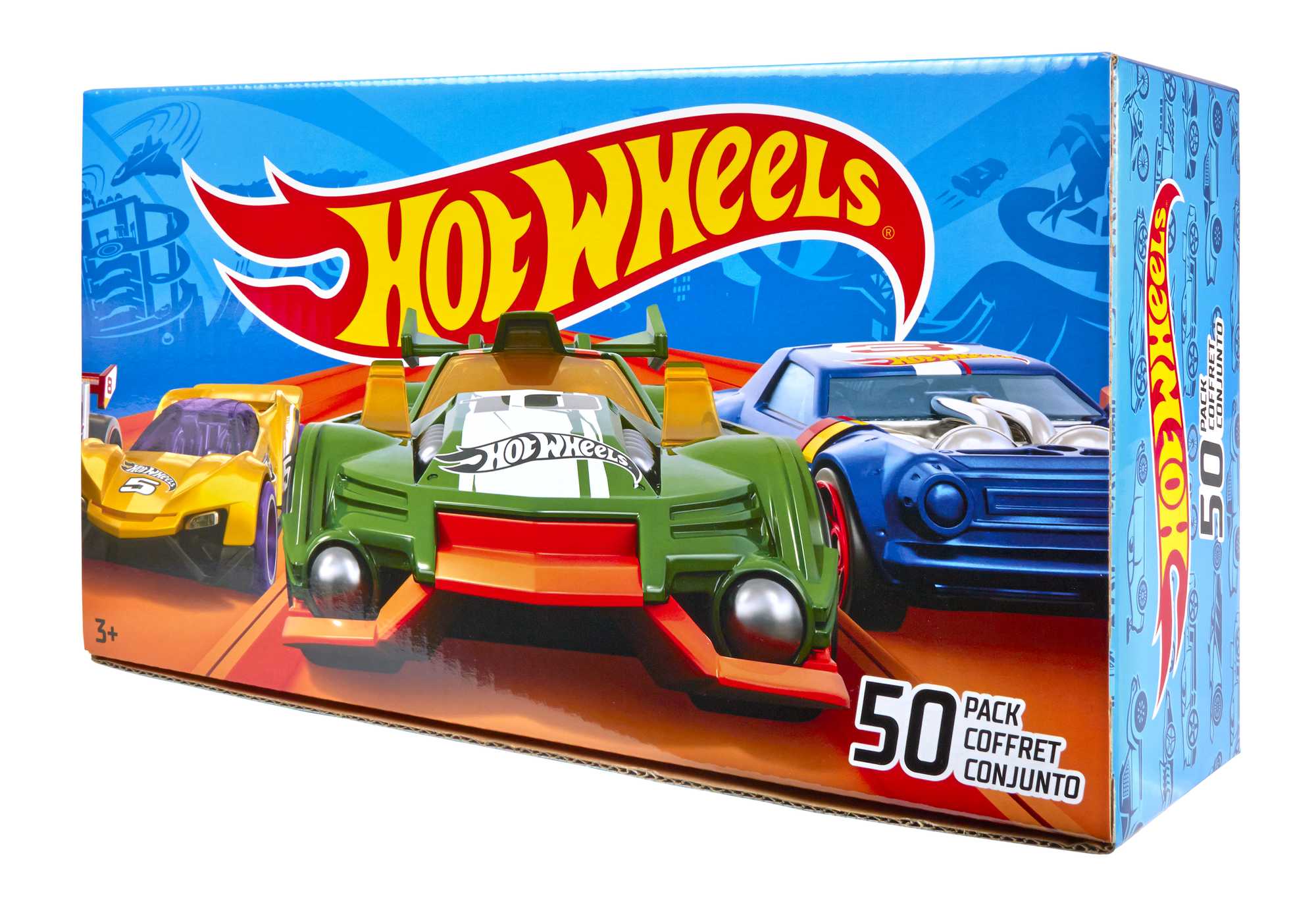 Hot Wheels 1:64 Scale Toy Cars & Trucks. 50-Pack - Image 6