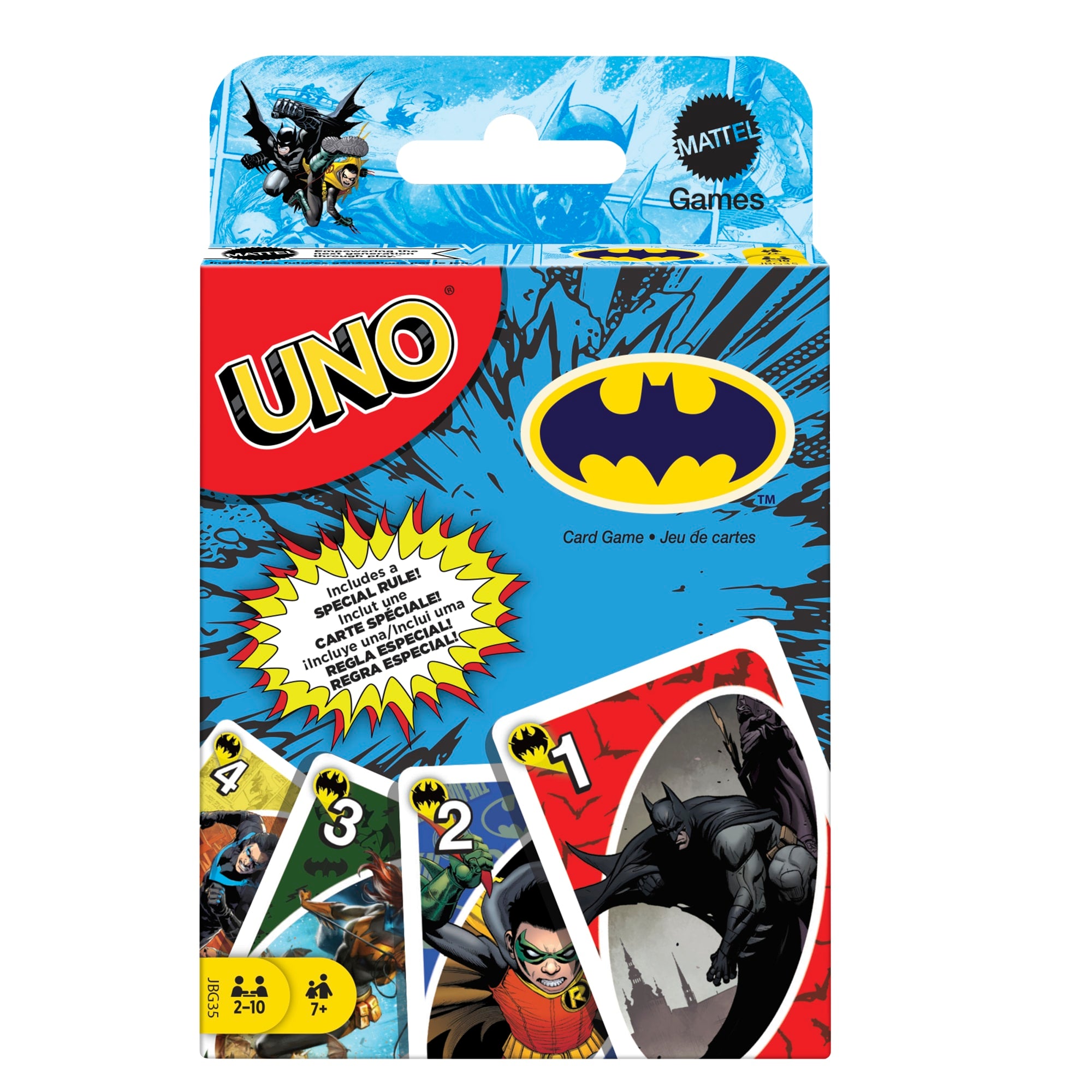Uno Batman Jeu de Cartes Pour Jeux Avec enfants et Famille