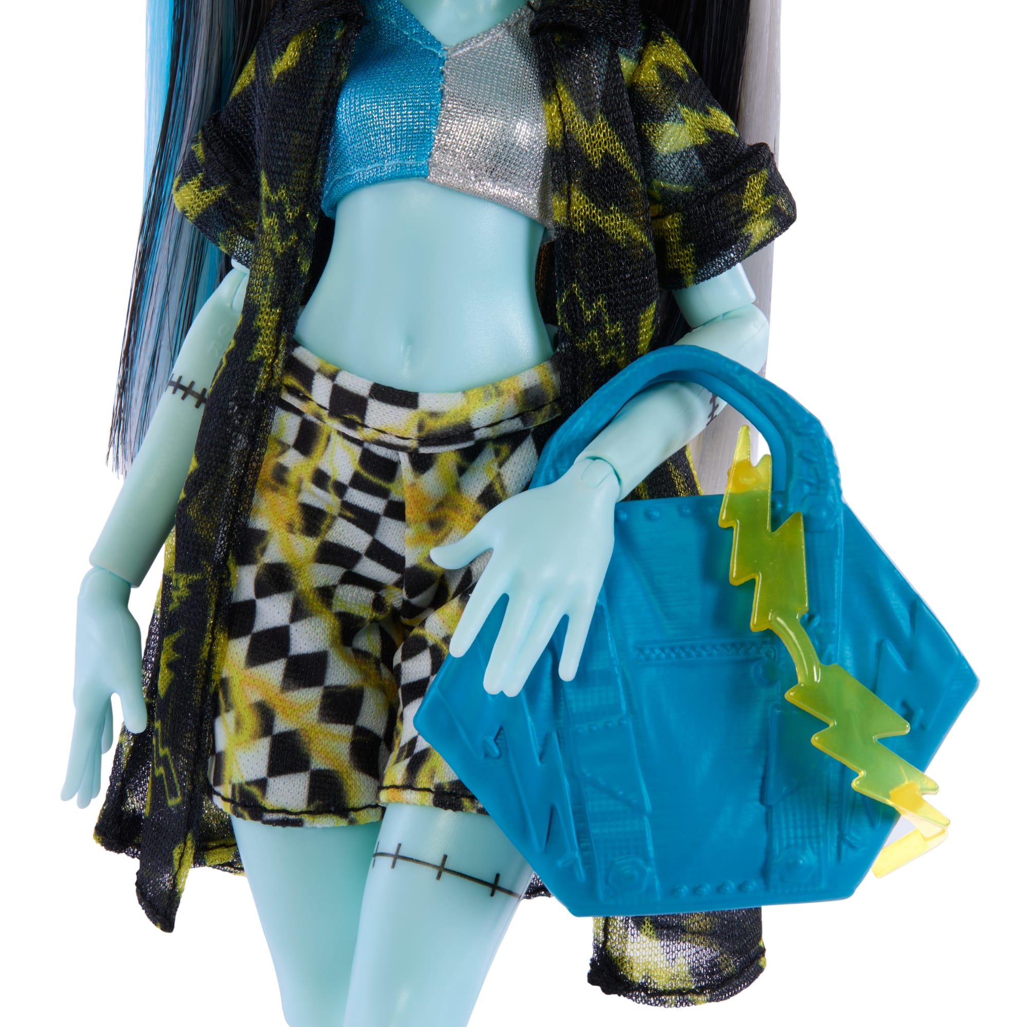 Monster High Scare-Adise Island Frankie Stein Fashion Doll With Swimsuit & Accessories - Image 4
