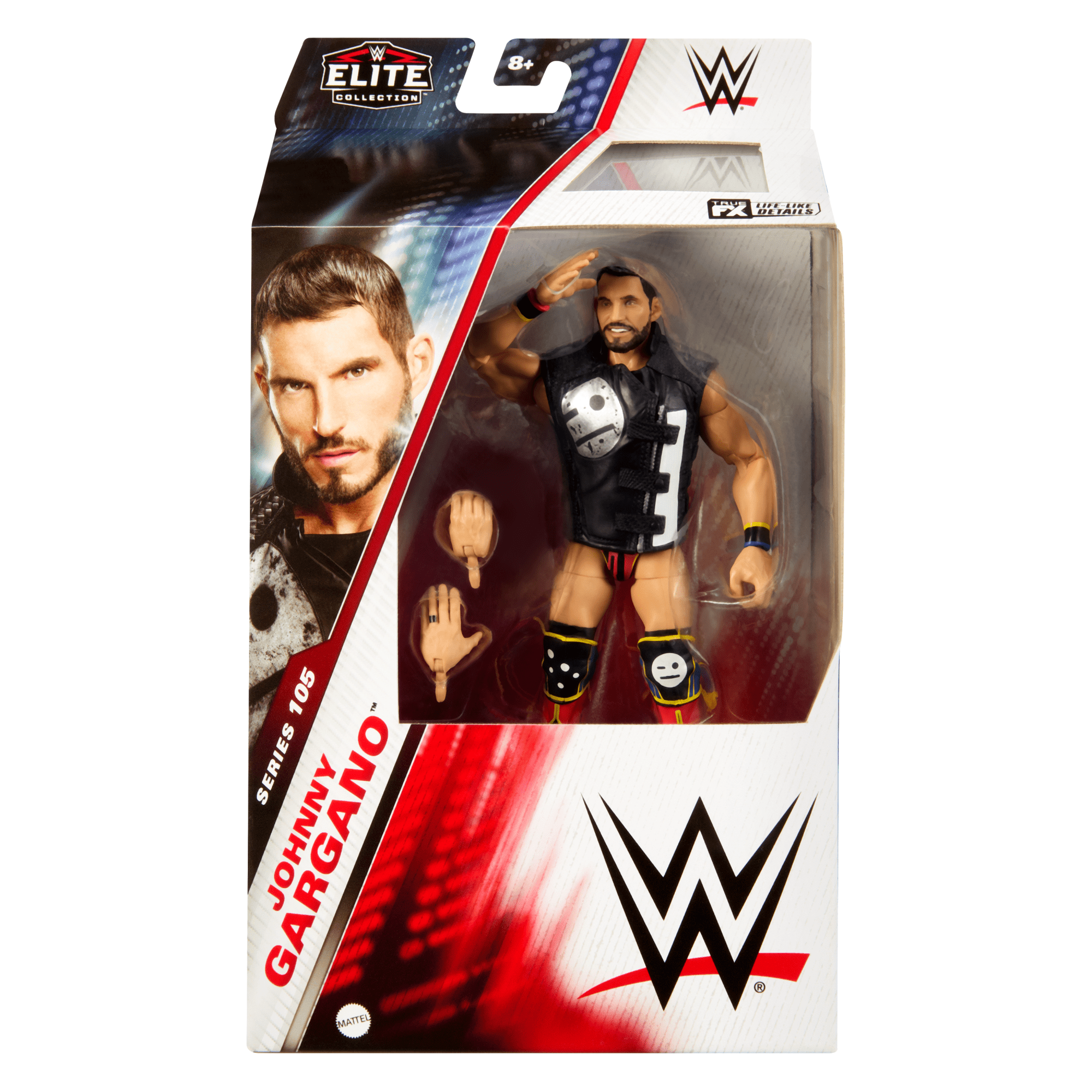 WWE Elite Johnny Gargano Action Figure. 6-inch Collectible Superstar With Articulation & Accessories - Image 2
