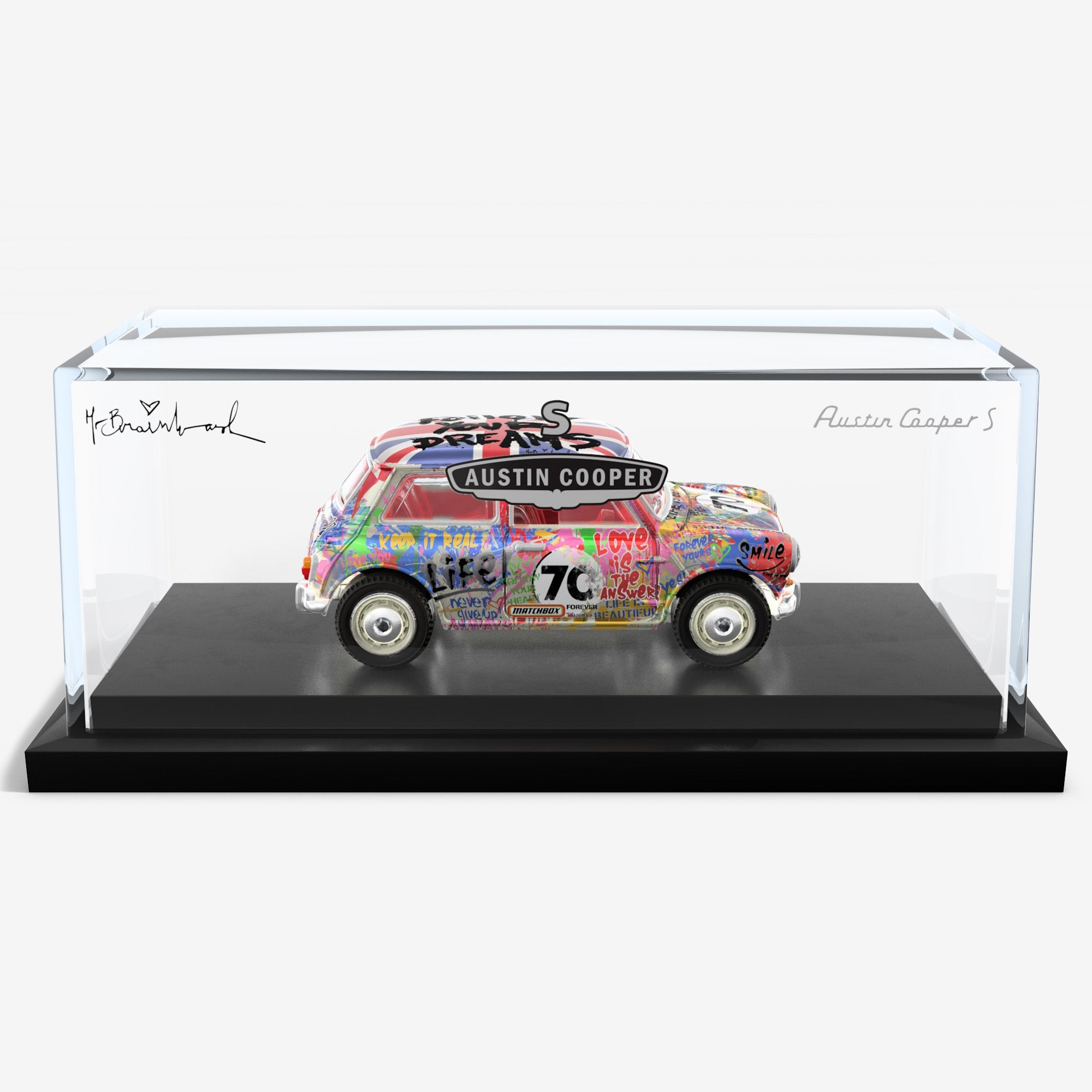 Matchbox x Mr Brainwash 1964 Austin Mini Cooper S - Image 6