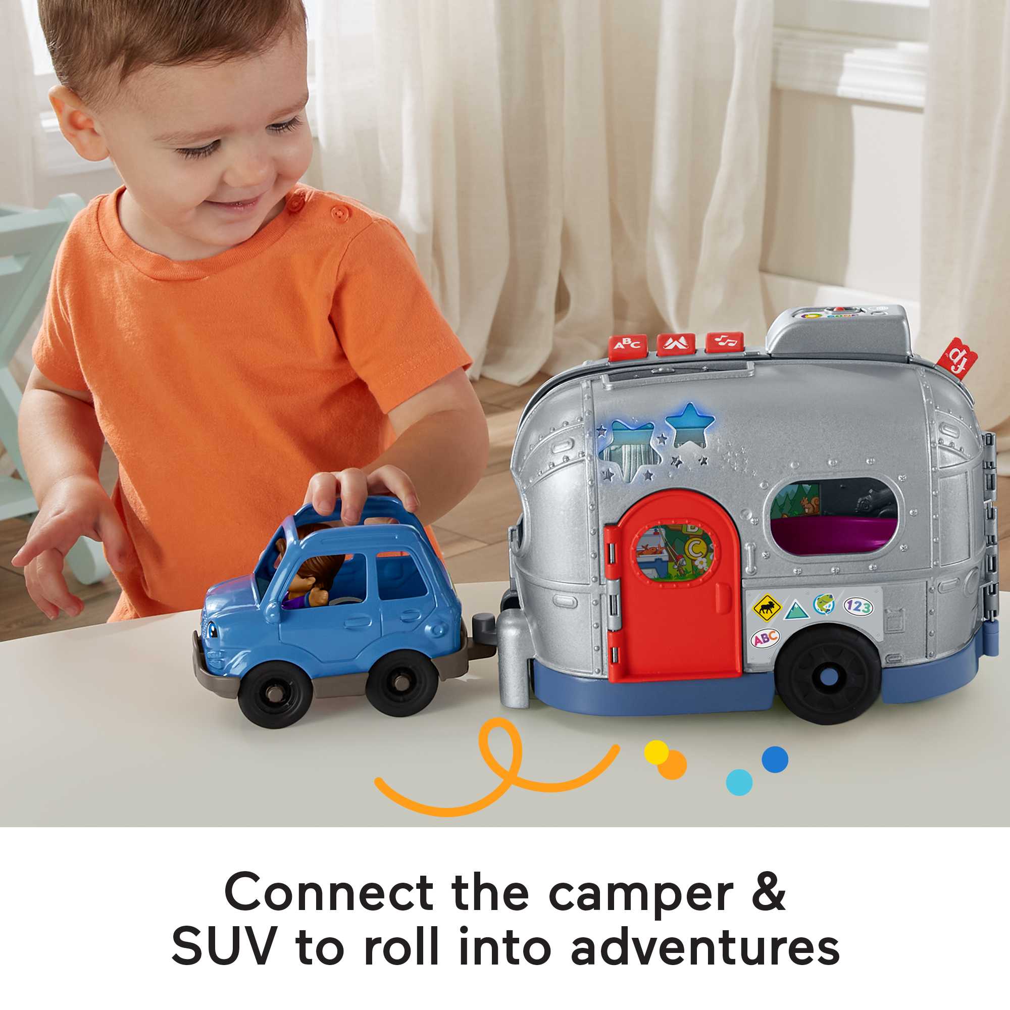 Little People Light-Up Learning Camper Playset - English & French Version - Image 5