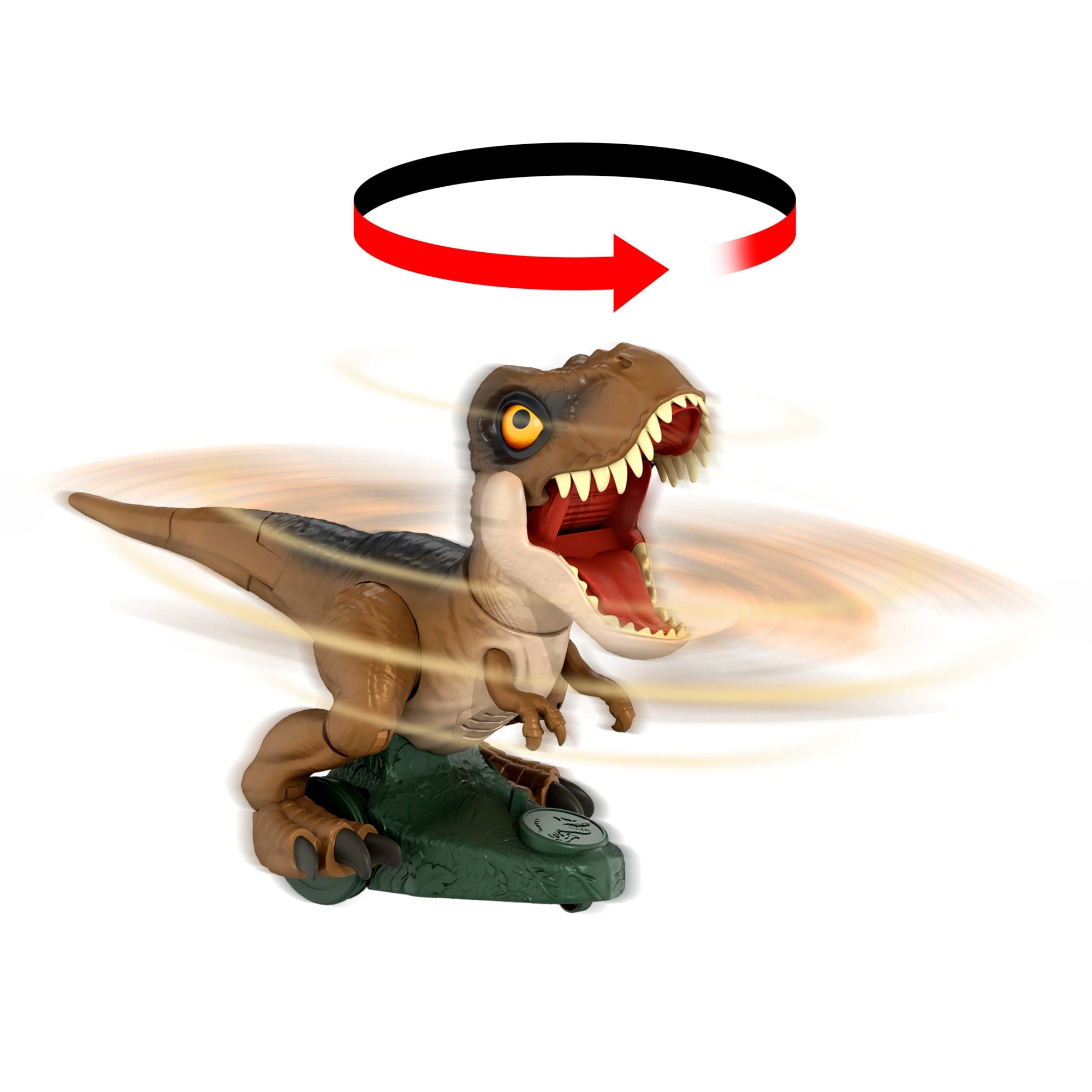 Jurassic World Figura de Acción T. Rex Furia Rugiente con Control Remoto - Image 4