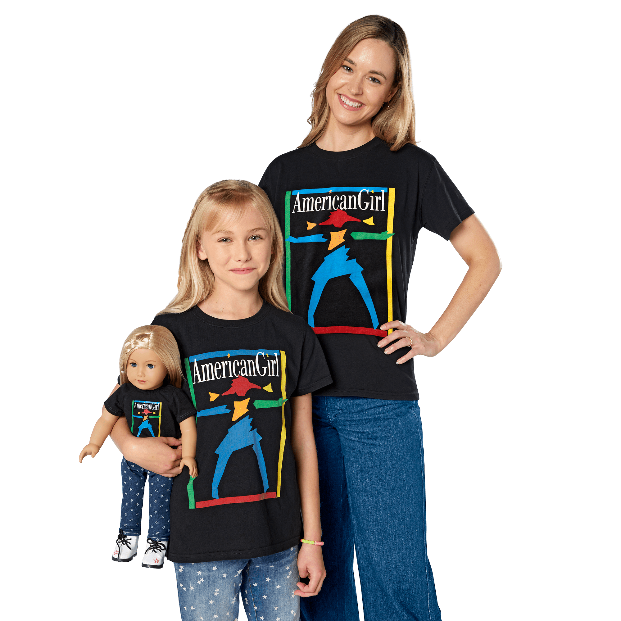 American Girl Today™ Tees for Adults. Girls & 18-inch Dolls (Historical Characters)