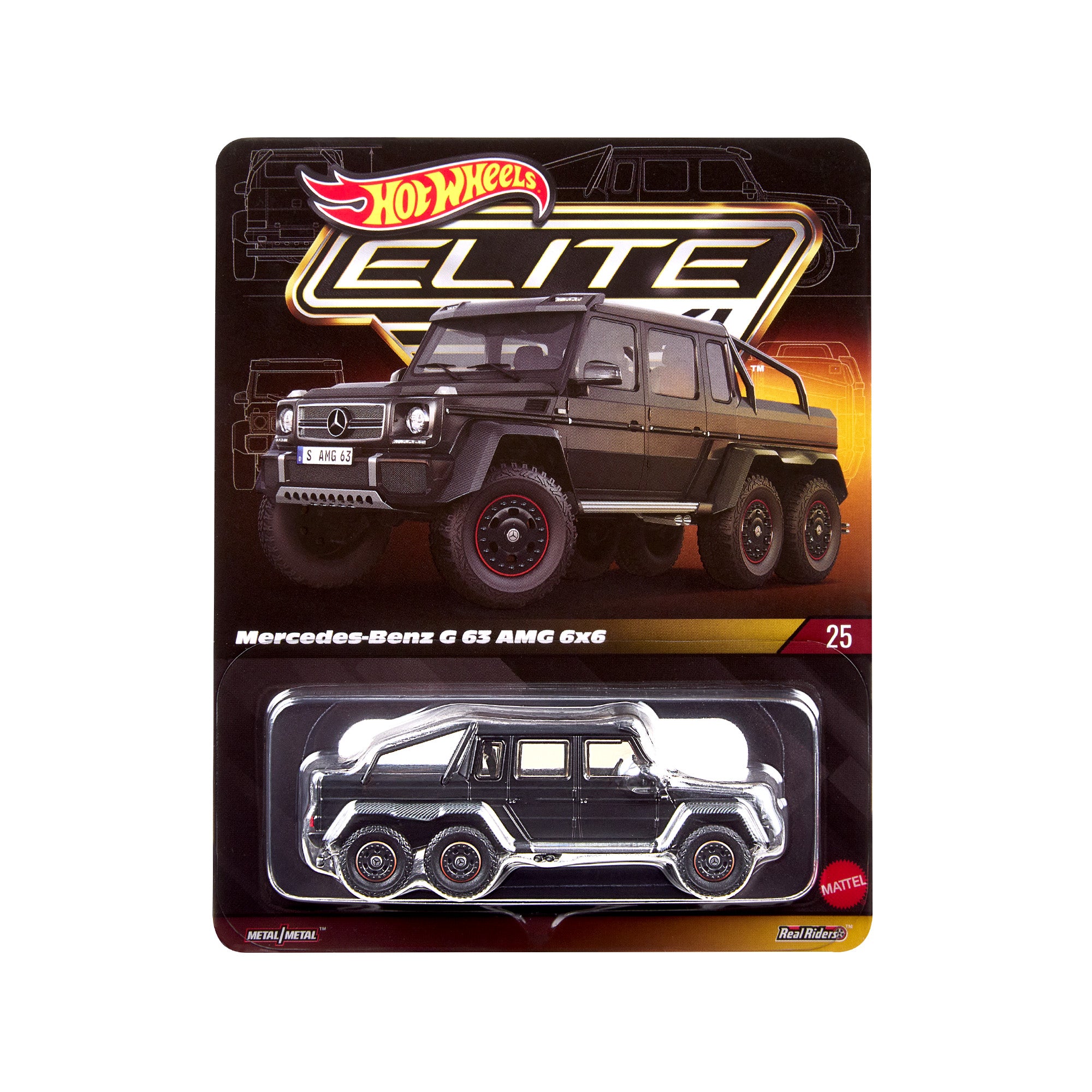 Hot Wheels Elite 64 Mercedes-Benz G 63 AMG 6x6 - Image 8