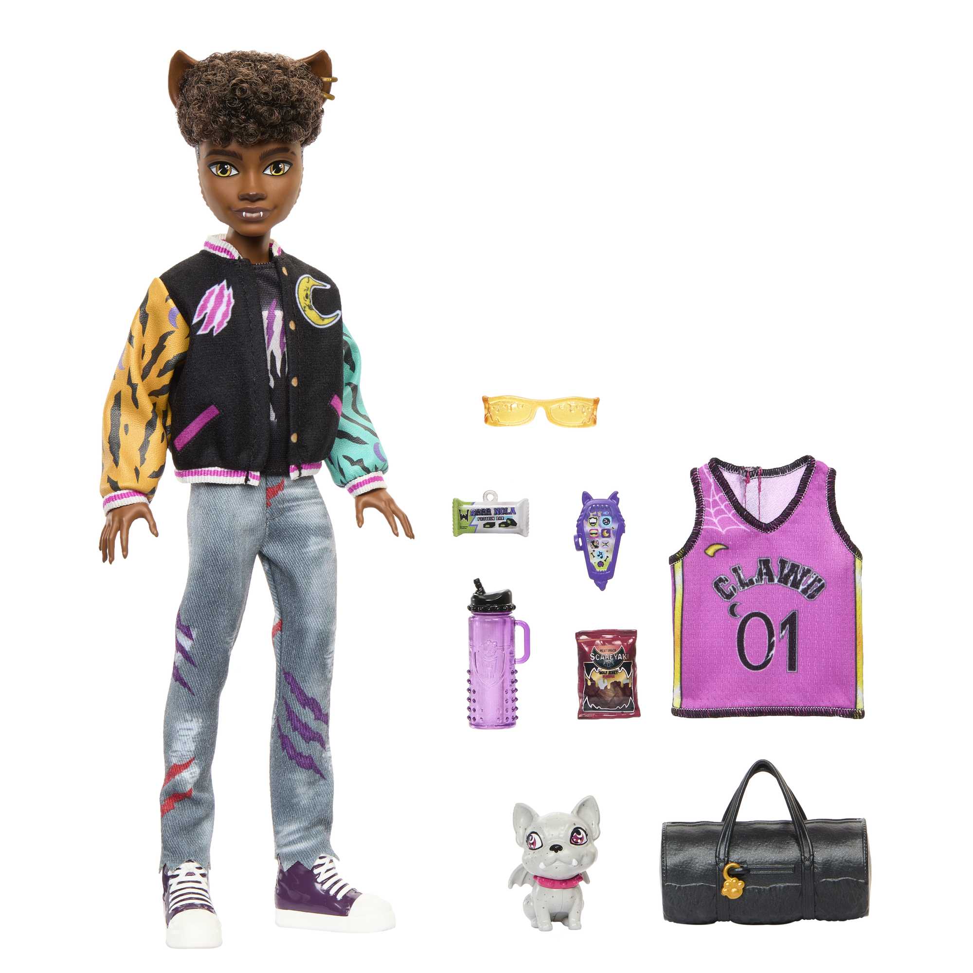 Monster High-Clawd Wolf-Poupée Avec Animal et Accessoires