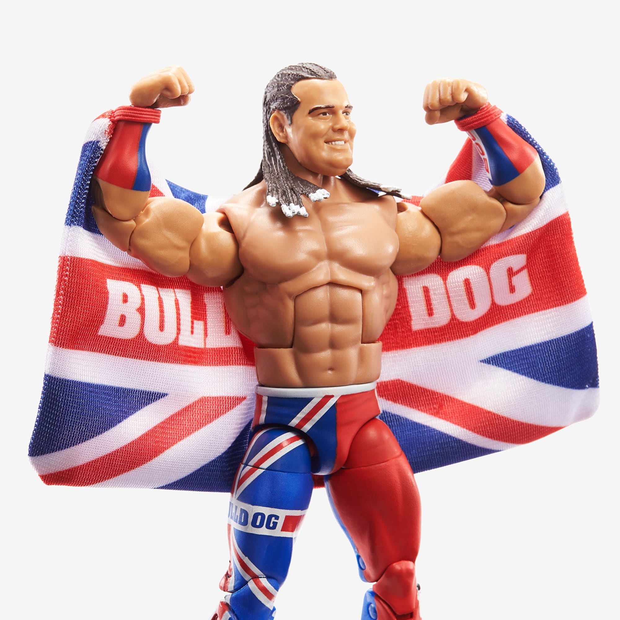 WWE British Bulldog™ Elite Collection Action Figure - Image 5