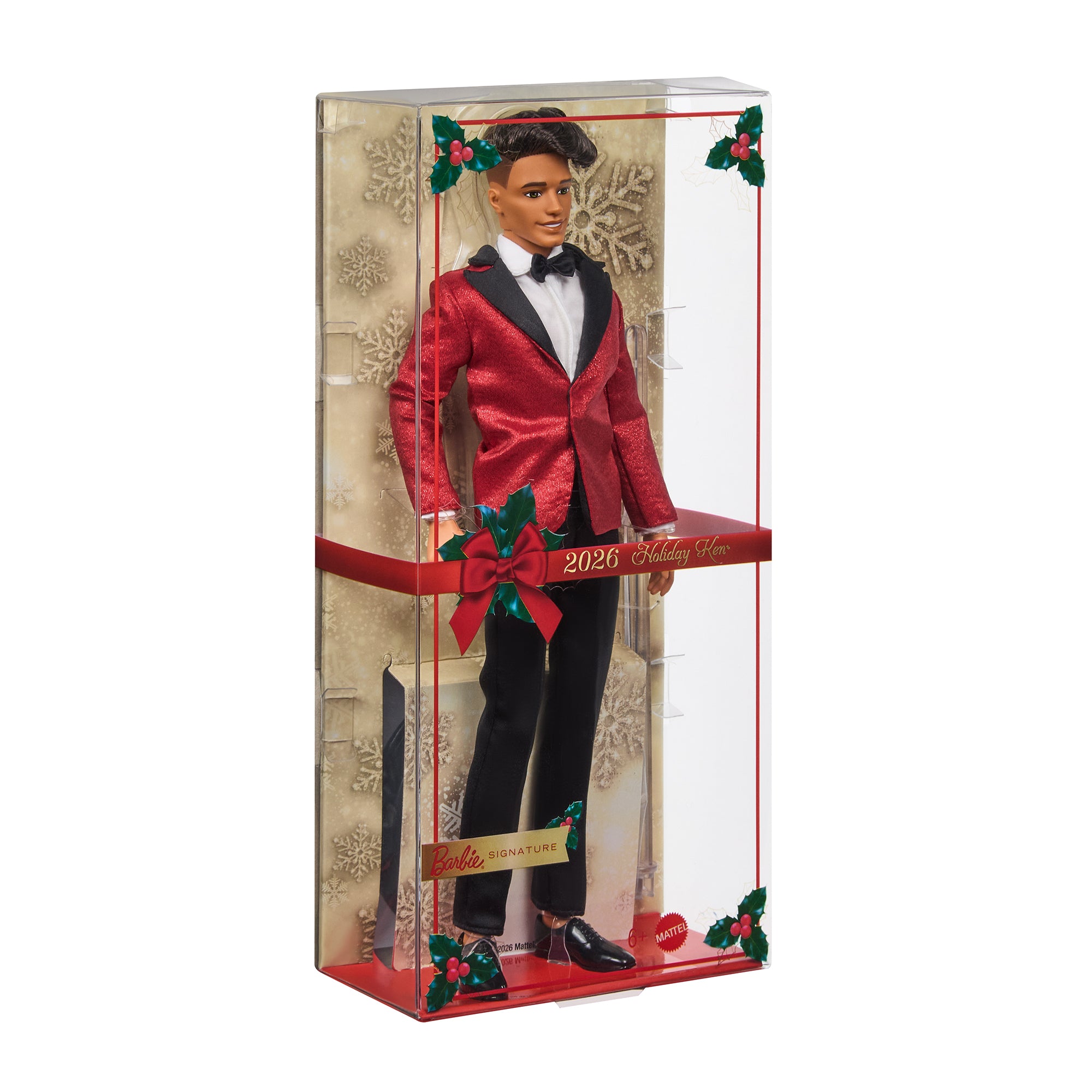 Barbie Signature 2026 Holiday Ken Doll with Black Hair - Image 6
