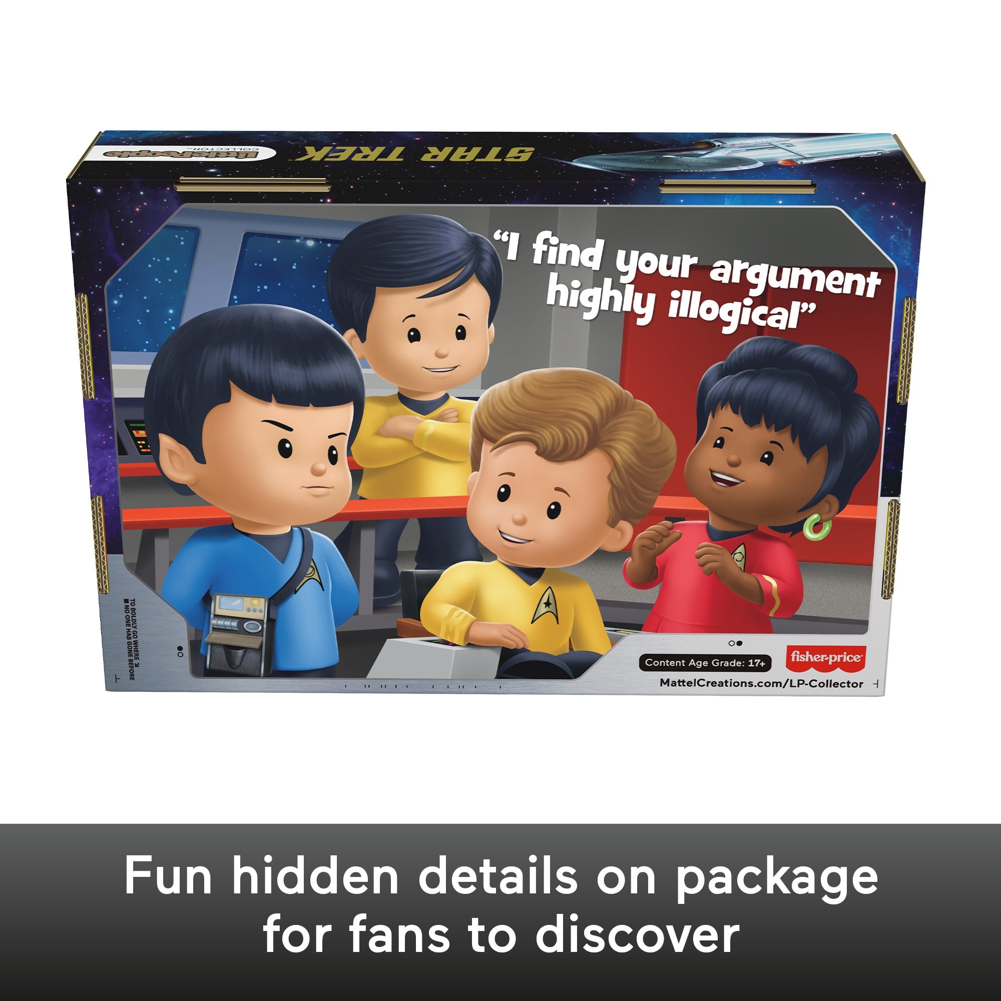 Little People Collector Star Trek Special Edition Set For Fans. 4 Figures in Gift Package - Image 6