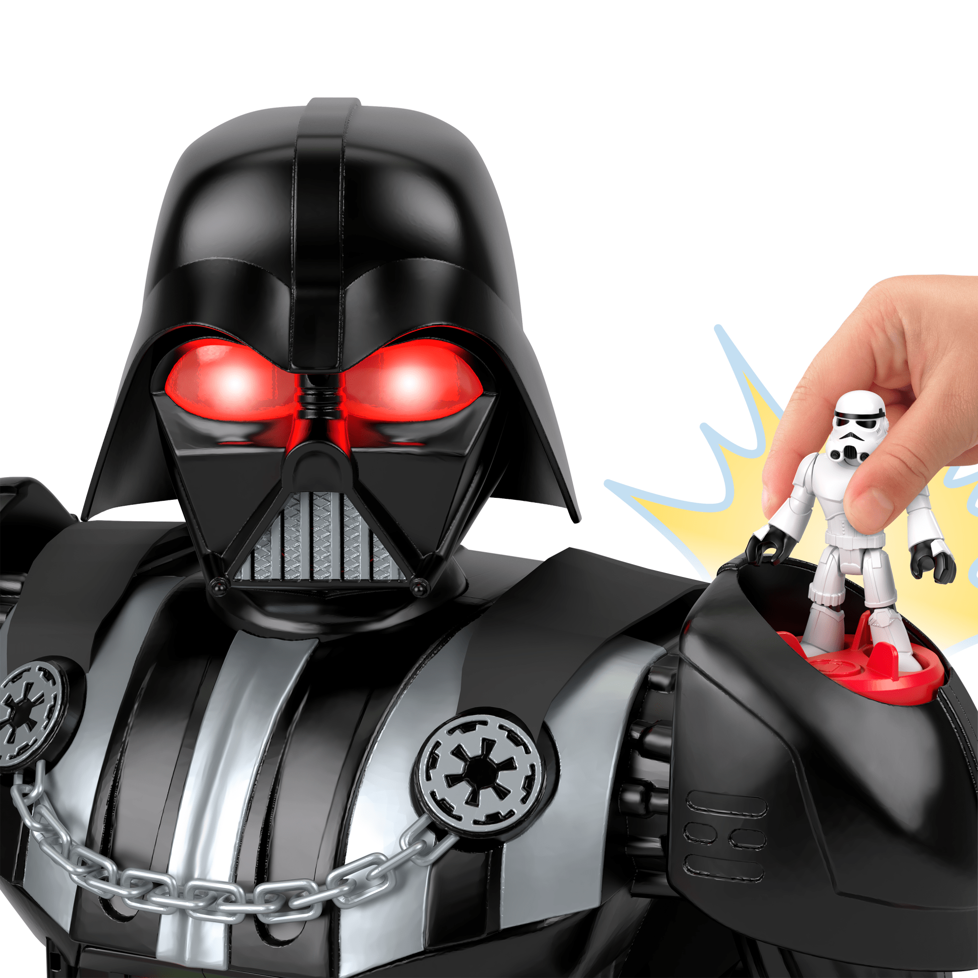 Imaginext Star Wars Figura de Acción Darth Vader Bot - Image 3