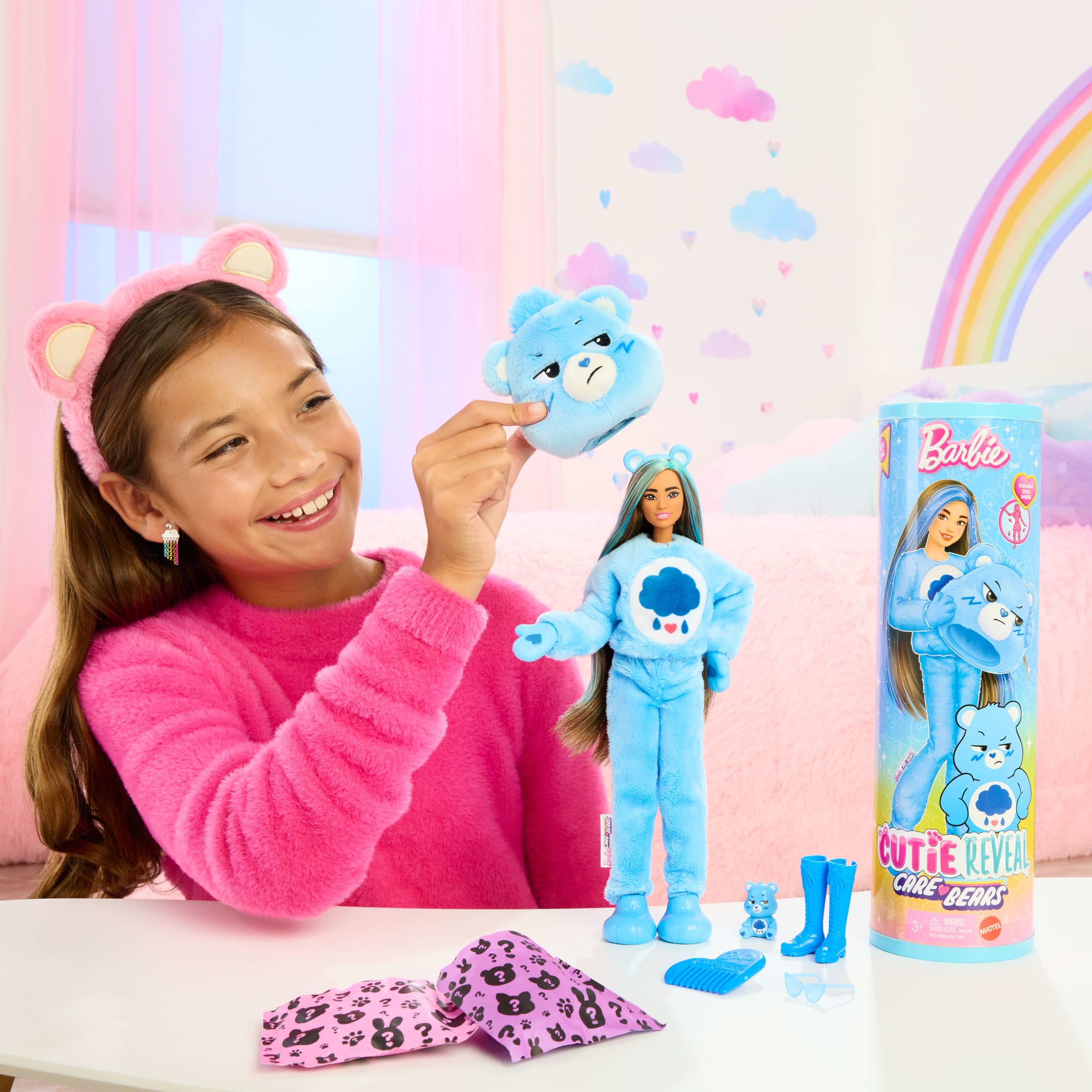 Barbie Cutie Reveal Care Bears Poupée et Acc. Costume Grognours - Image 2