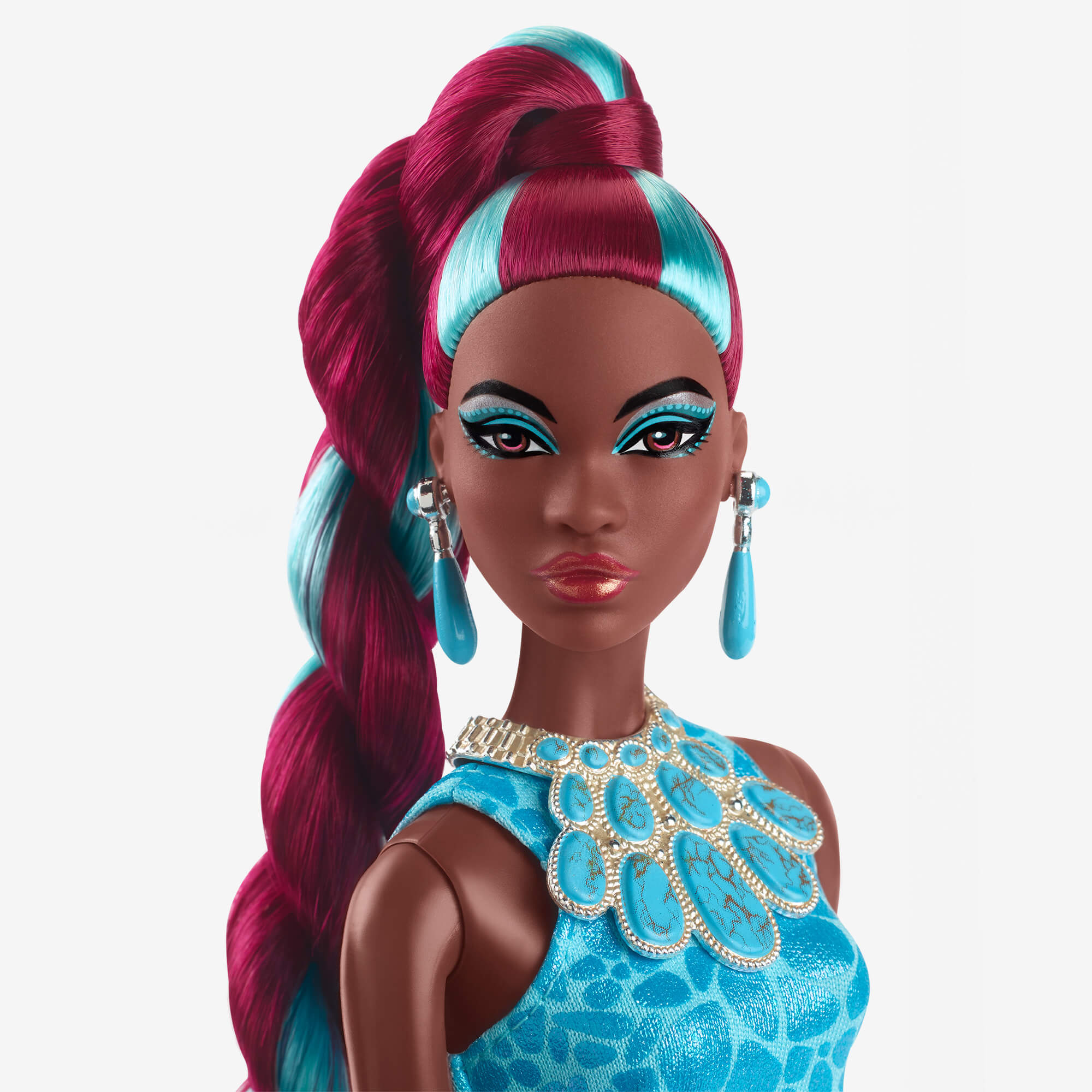Barbie Fantasy Collection Turquoise Doll - Image 11