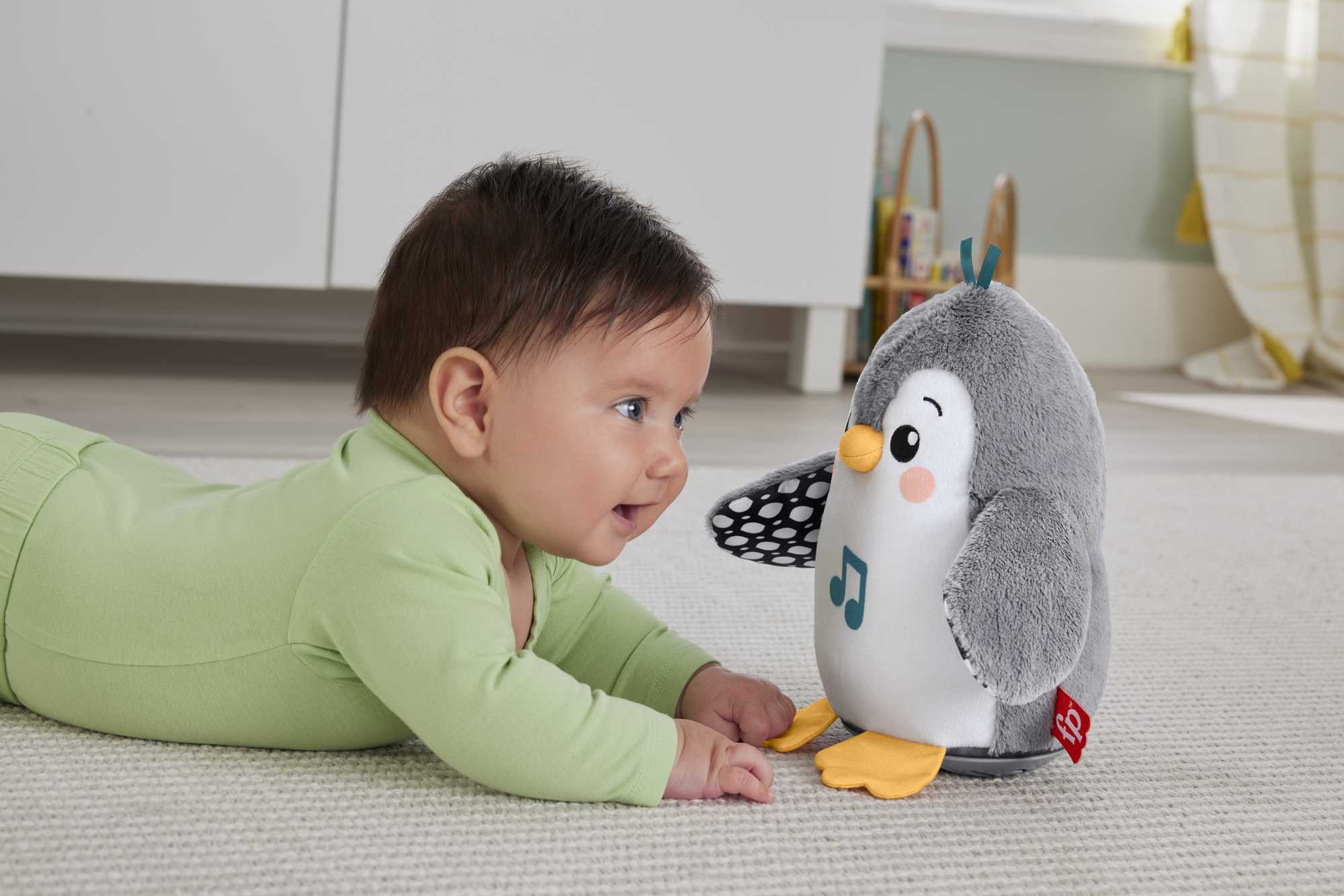 Fisher-Price-Peluche Musicale Manchot Culbuto Dès La Naissance - Image 4