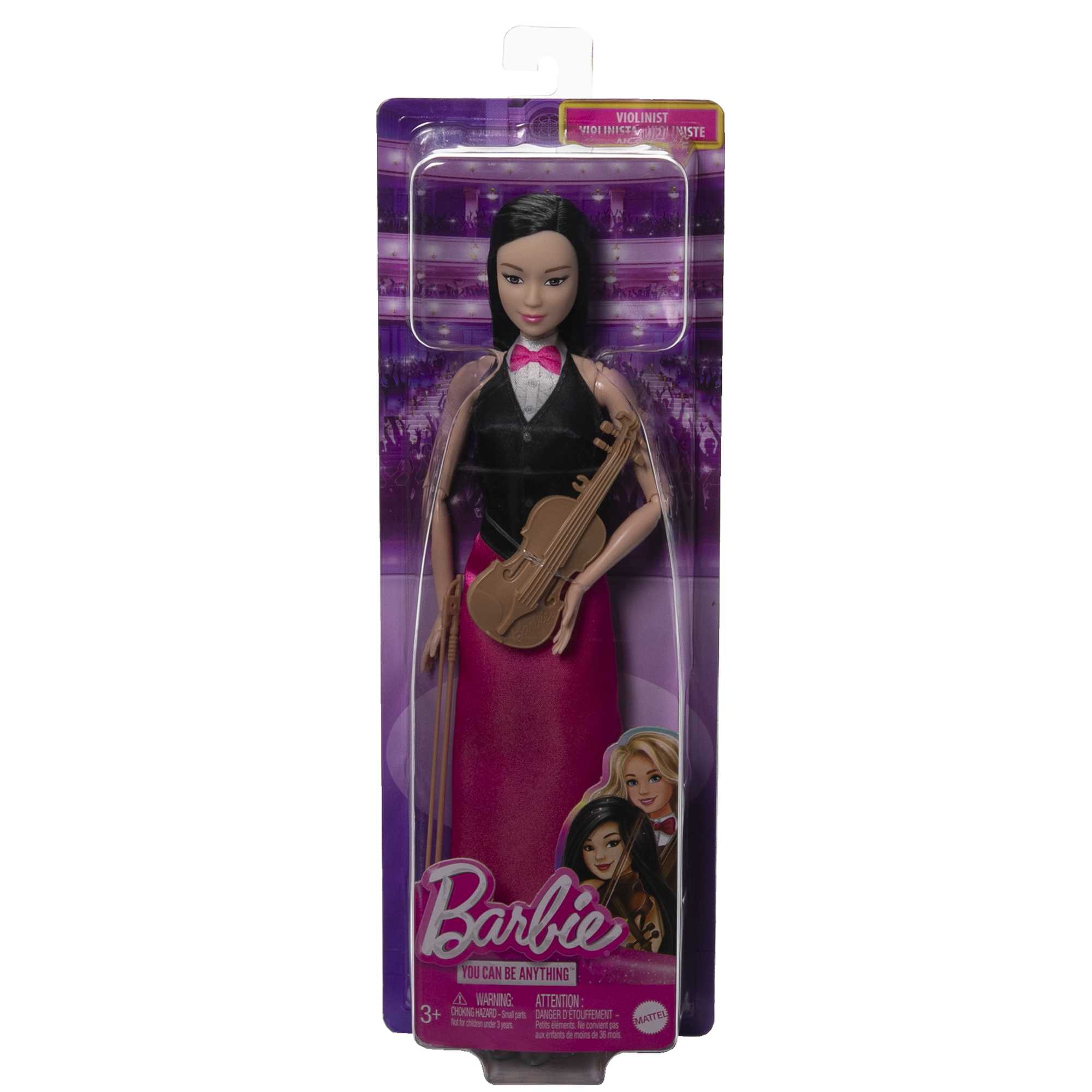 Barbie-Métiers-Poupée Barbie Violoniste et Accessoires - Image 6