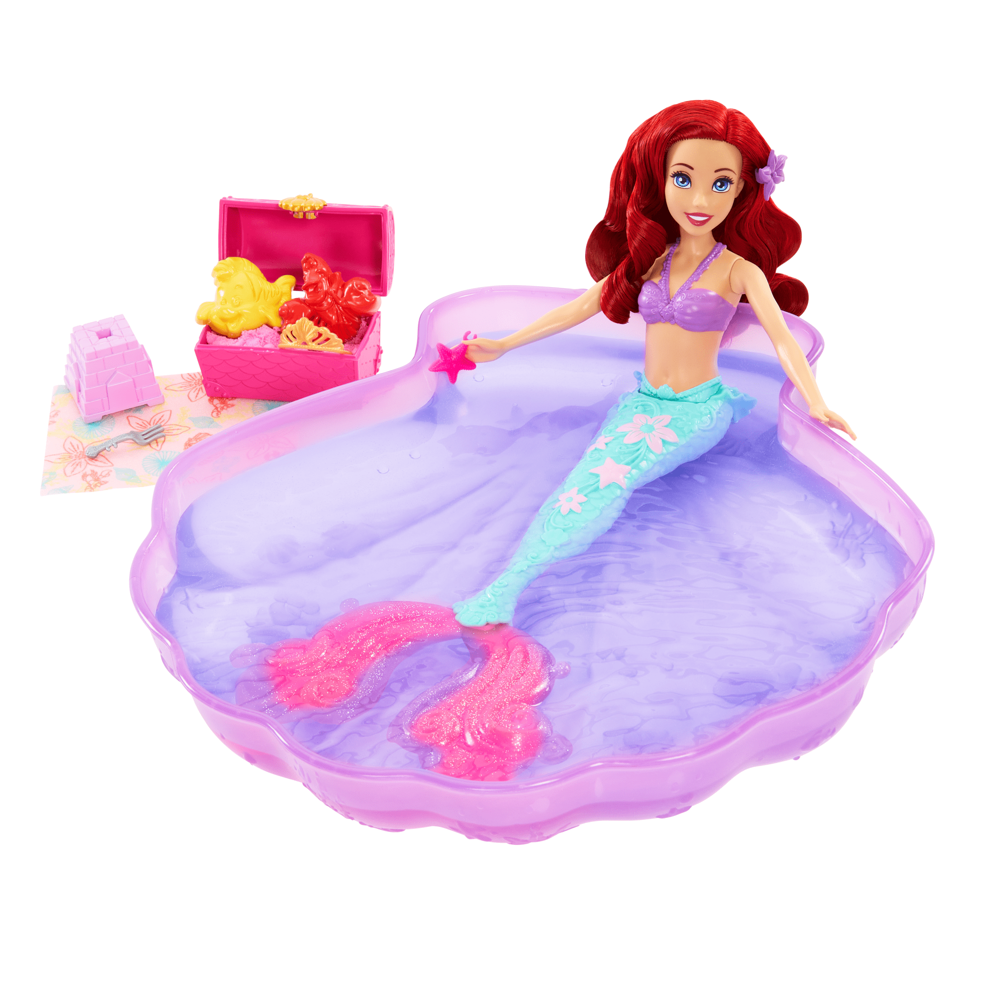 Disney-Ariel à La Plage-Coffret Sable à Modeler Avec Piscine - Image 4