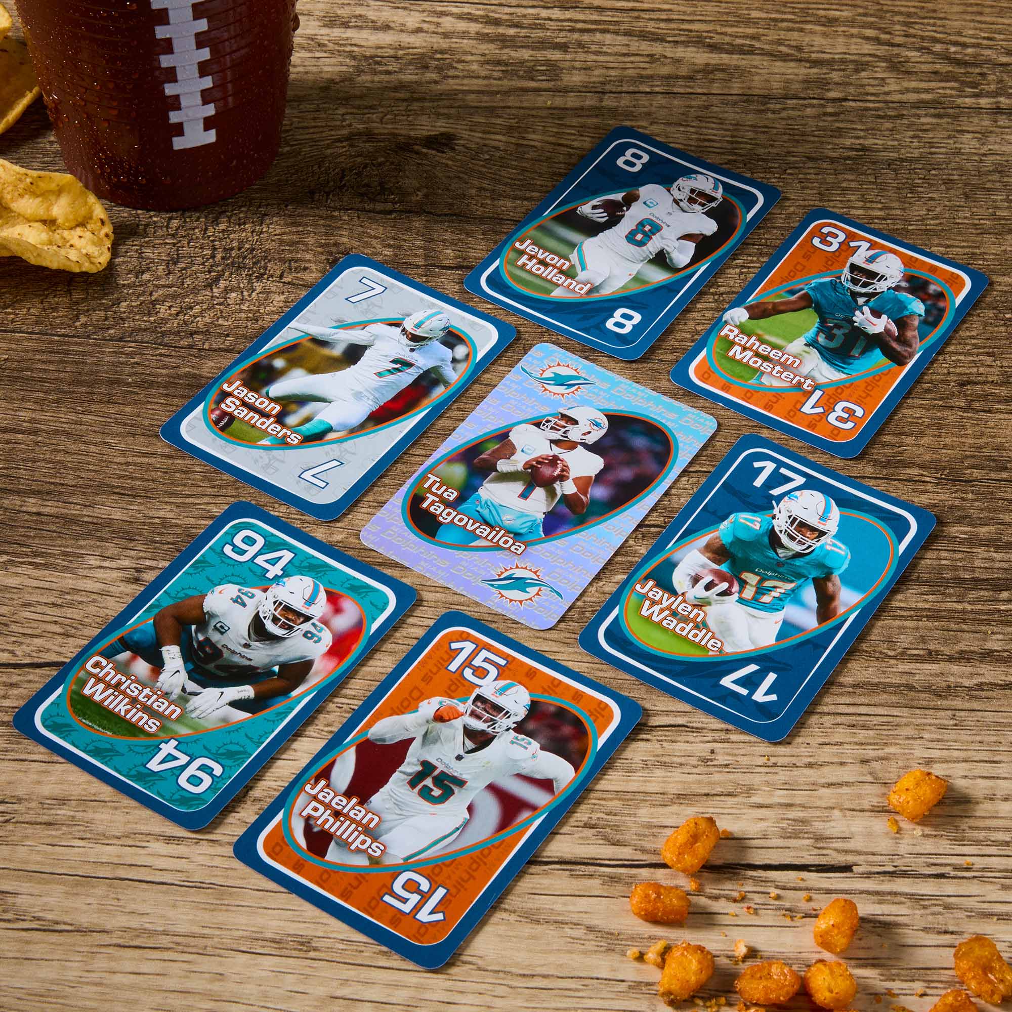 UNO Fandom NFL Miami Dolphins Game Deck - Image 6