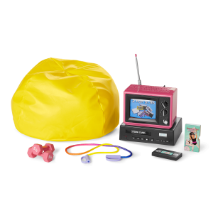 Courtney's™ TV & Fitness Accessories for 18-inch Dolls (Historical Characters)