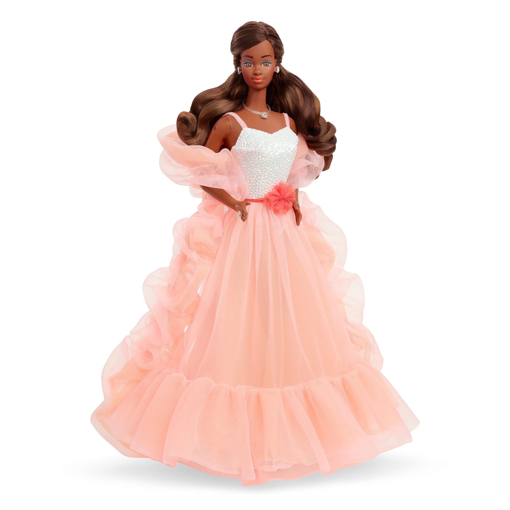 Peaches 'n Cream Barbie Doll. Brown Hair - Image 13