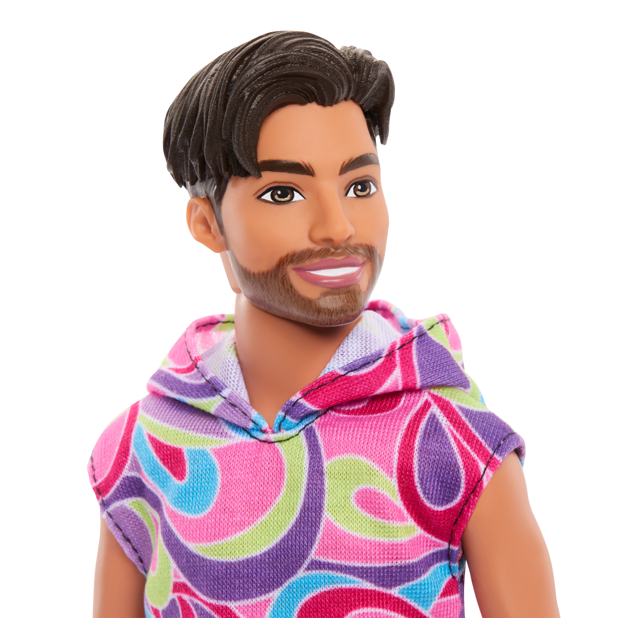 Barbie Fashionistas Ken Doll #227. Brunette Fashion Doll With Totally Hair-Inspired Look. 65th Anniversary - Image 4
