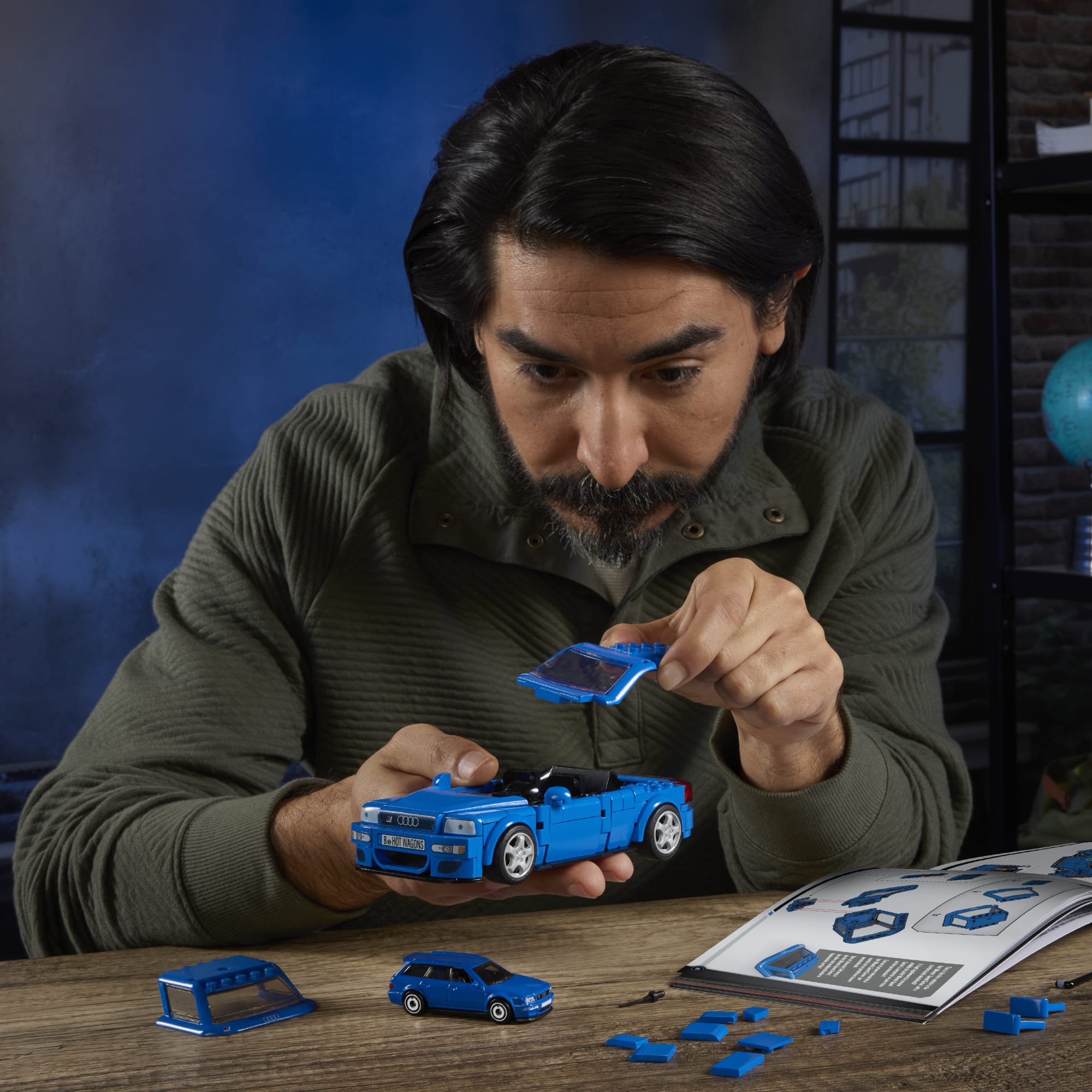 Hot Wheels Coffret de Construction Audi Avant Rs2 - Image 2