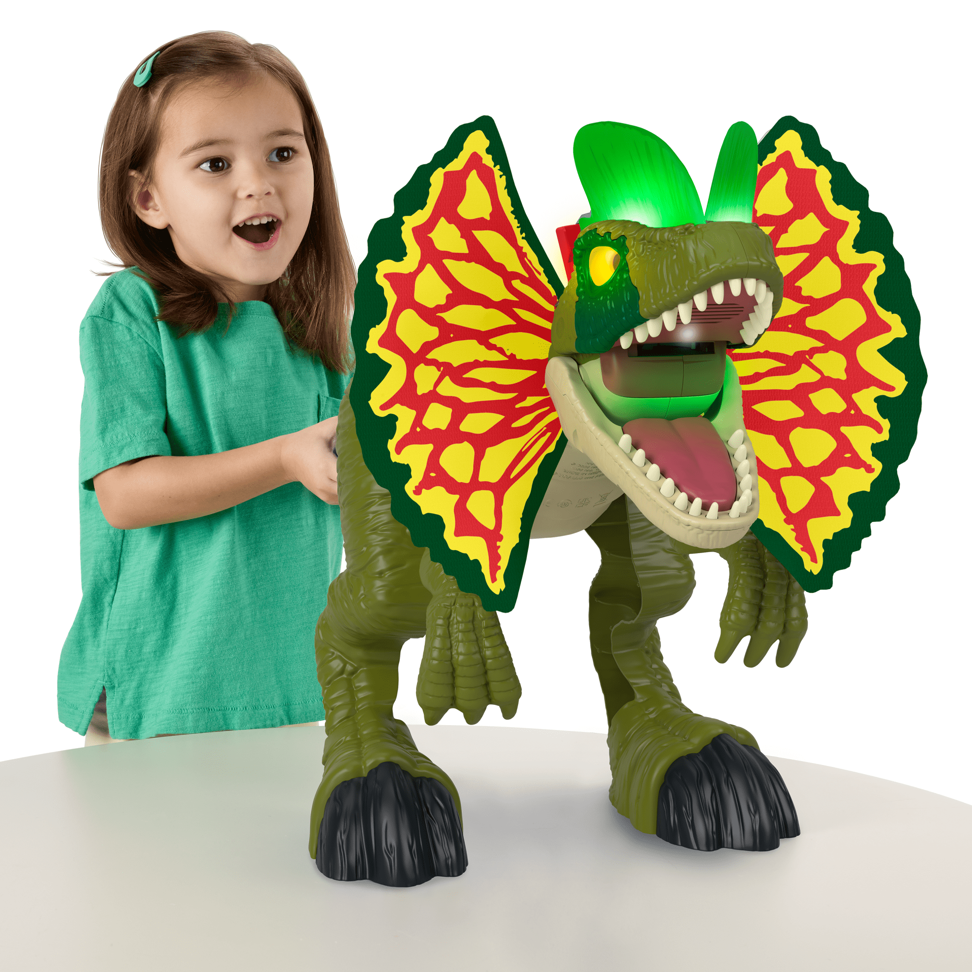 Imaginext Jurassic World Dinossauro de Brinquedo Dilophosaurus - Image 3