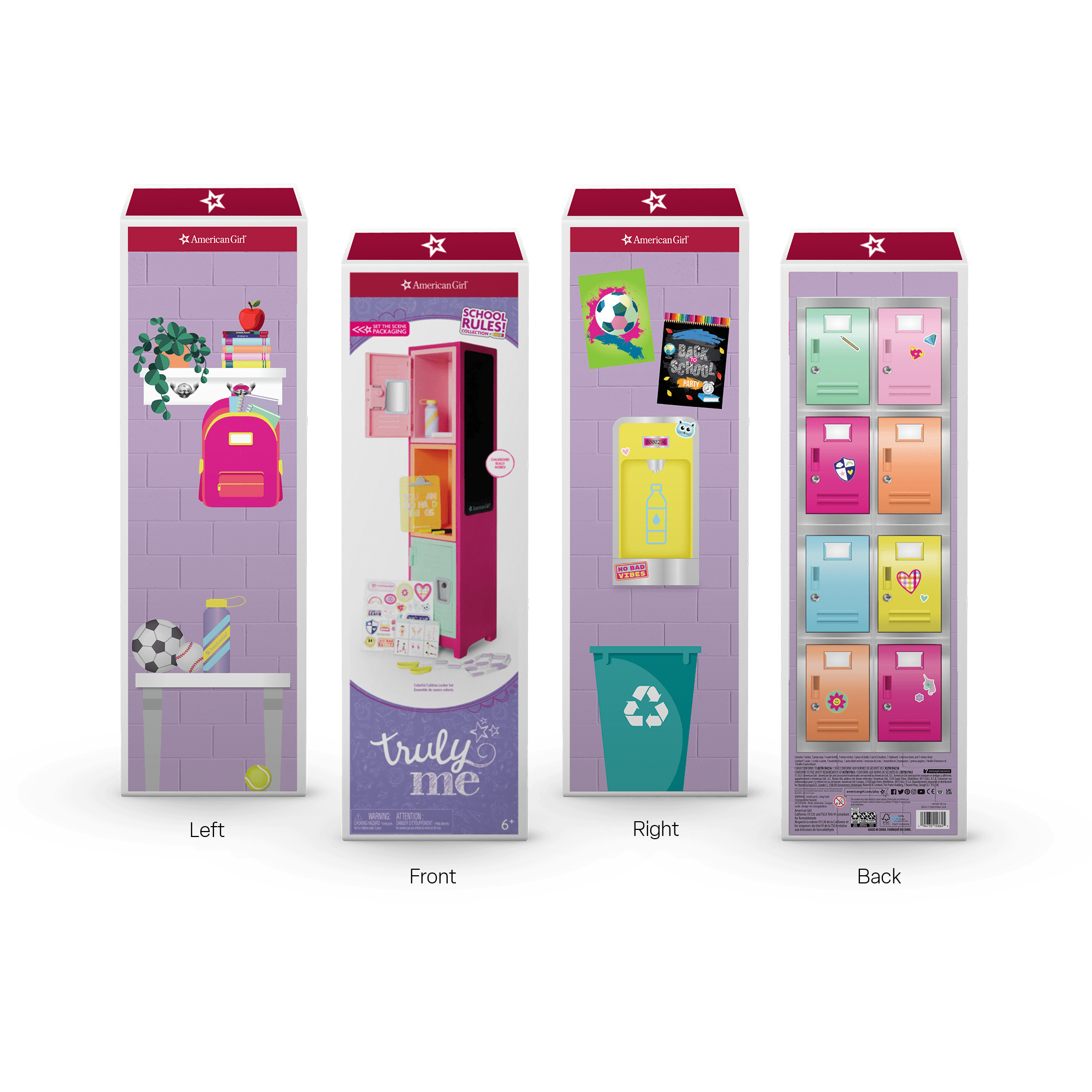 Colorful Cubbies Locker Set for 18-inch Dolls - Image 7