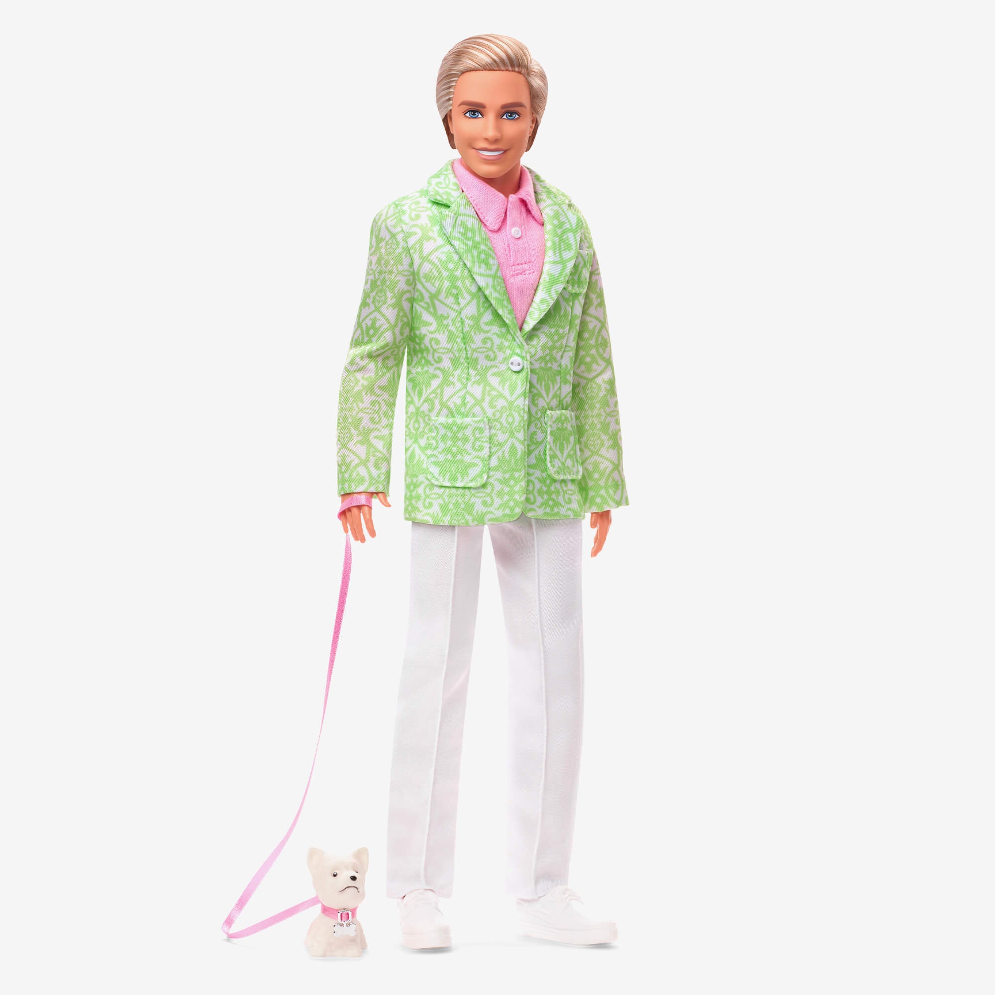 Sugar's Daddy Ken Doll in Pastel Suit With Dog – Barbie The Movie - Image 8