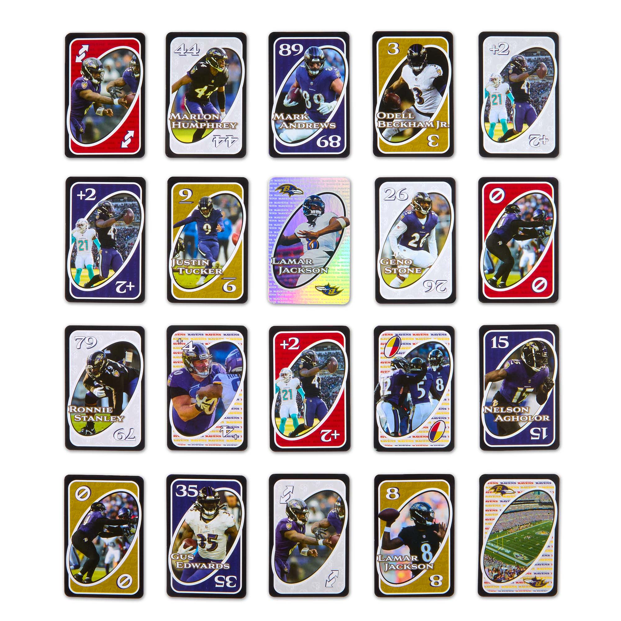 UNO Fandom NFL Baltimore Ravens Game Deck - Image 6