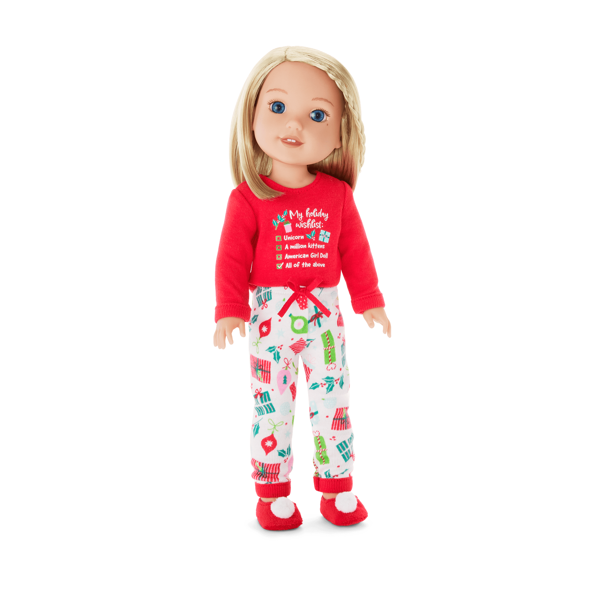 Holiday Wish List PJs for WellieWishers™ Dolls - Image 2