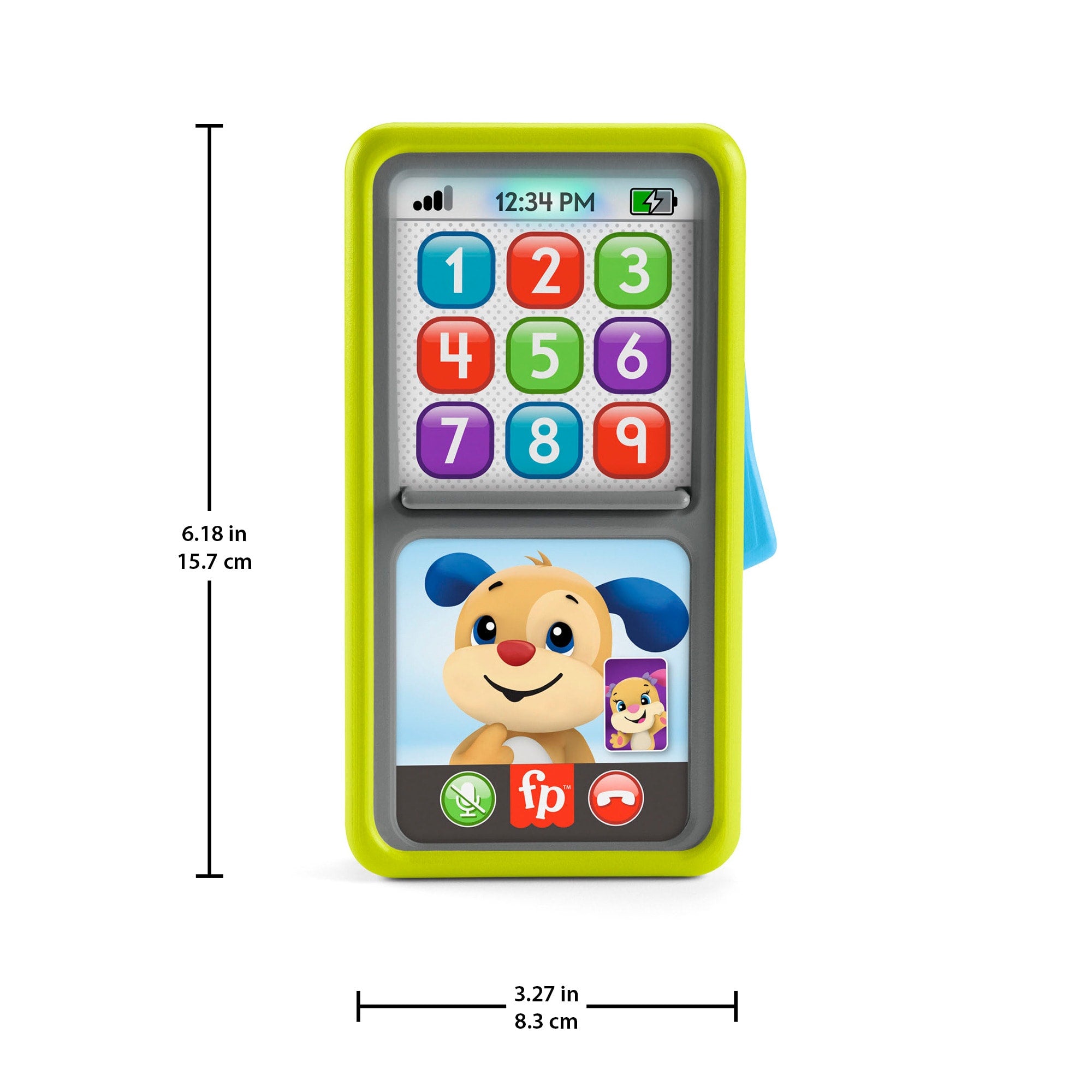 Fisher-Price Laugh & Learn 2-In-1 Slide To Learn Smartphone Musical Toy For Baby & Toddler - Image 4