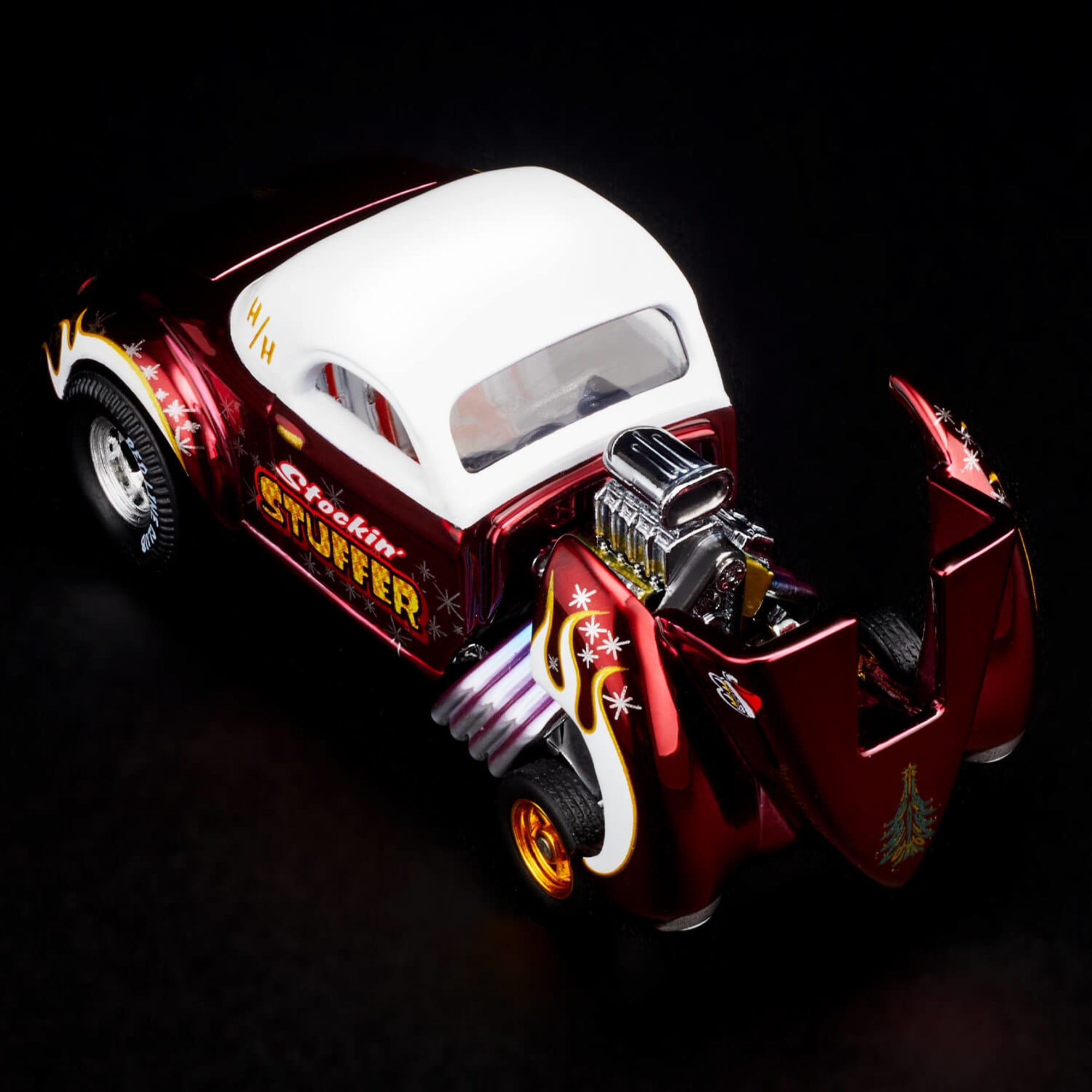 Hot Wheels RLC Exclusive '41 Willys Gasser Holiday Car - Image 7