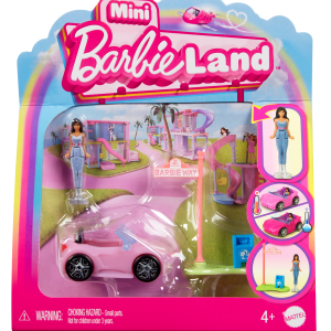 Barbie-Décapotable Mini-Barbieland-Coffret Véhicule et Poupée