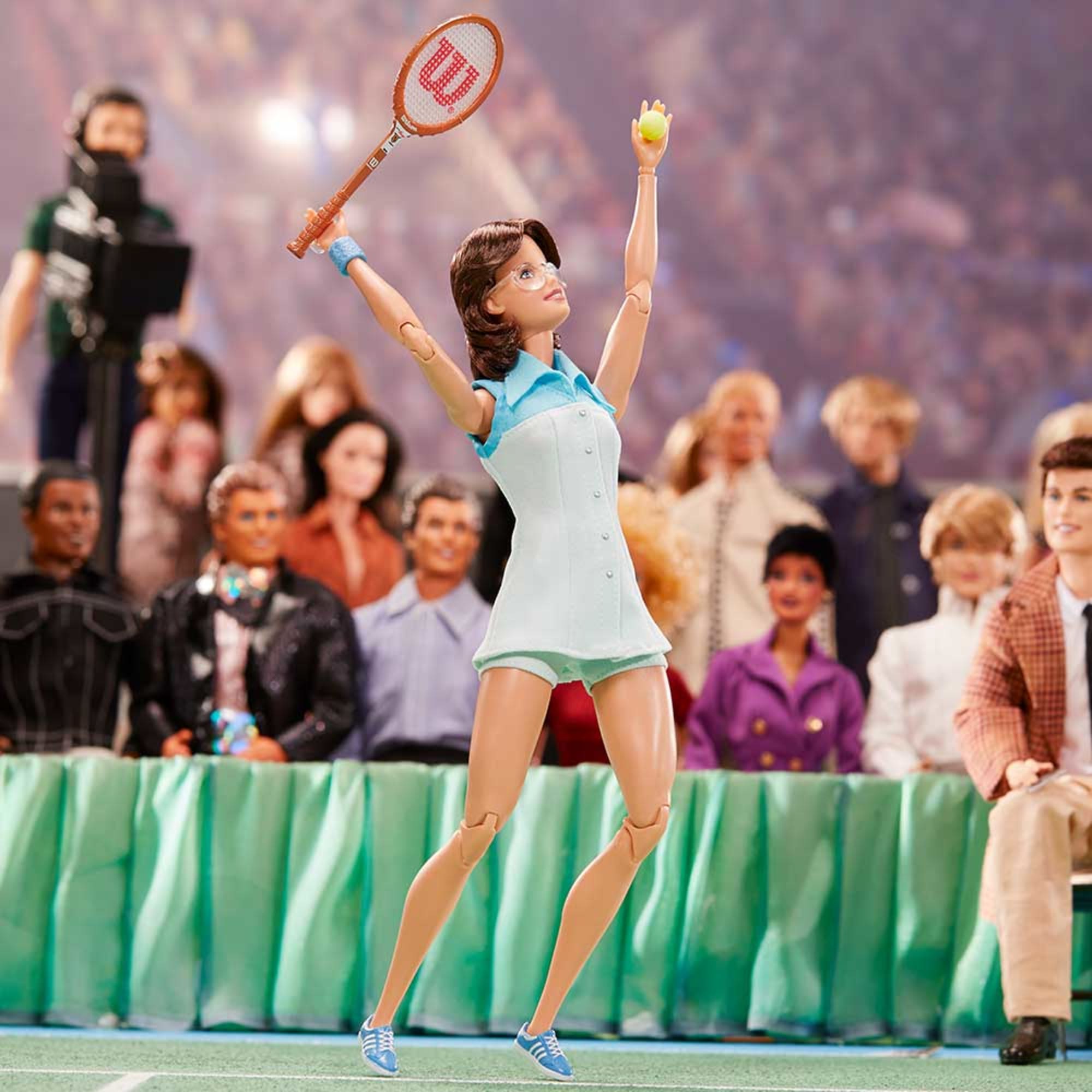 Billie Jean King Barbie Inspiring Women Series Doll - Image 4