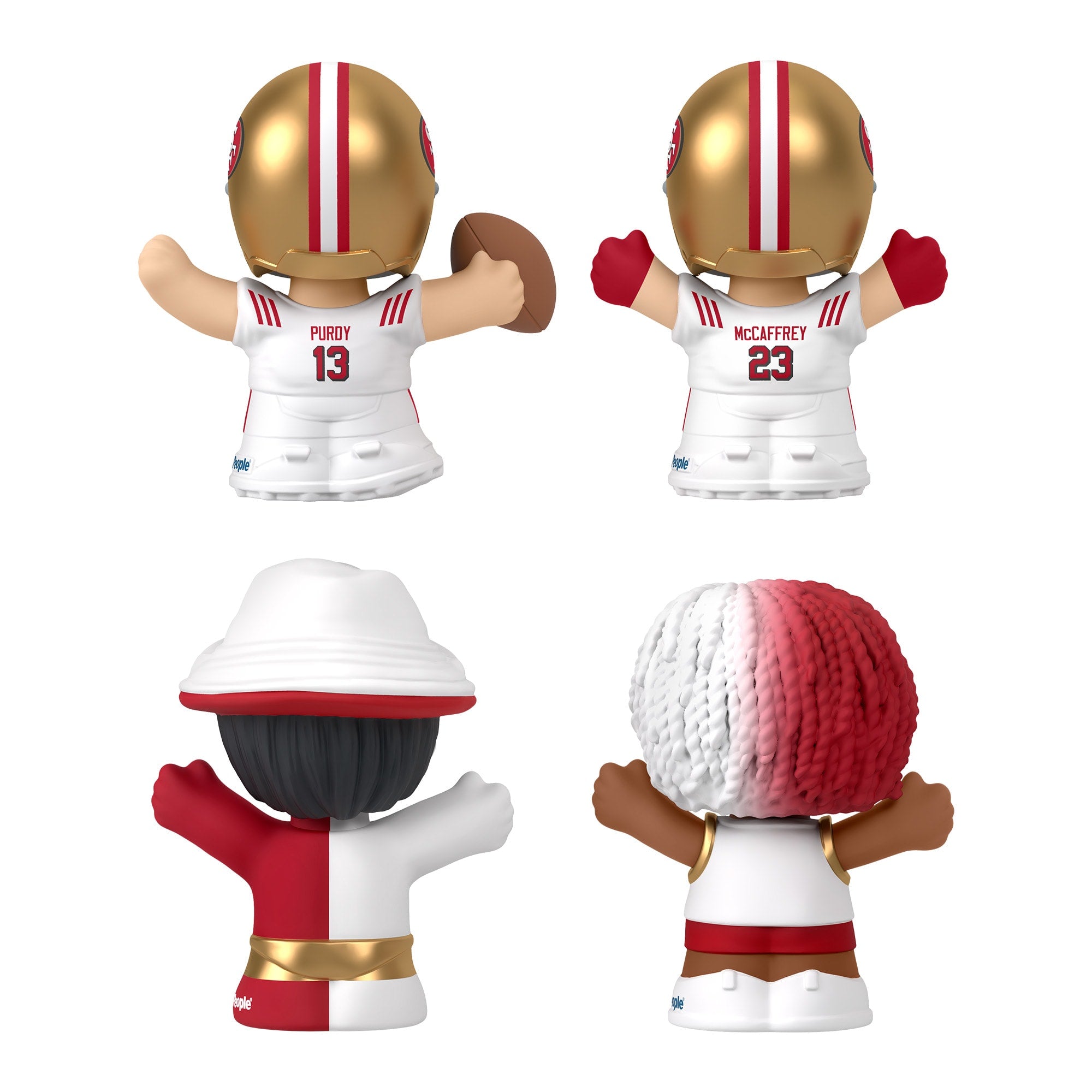 Little People Collector San Francisco 49ers Alternate Jersey Figure Set - Image 4