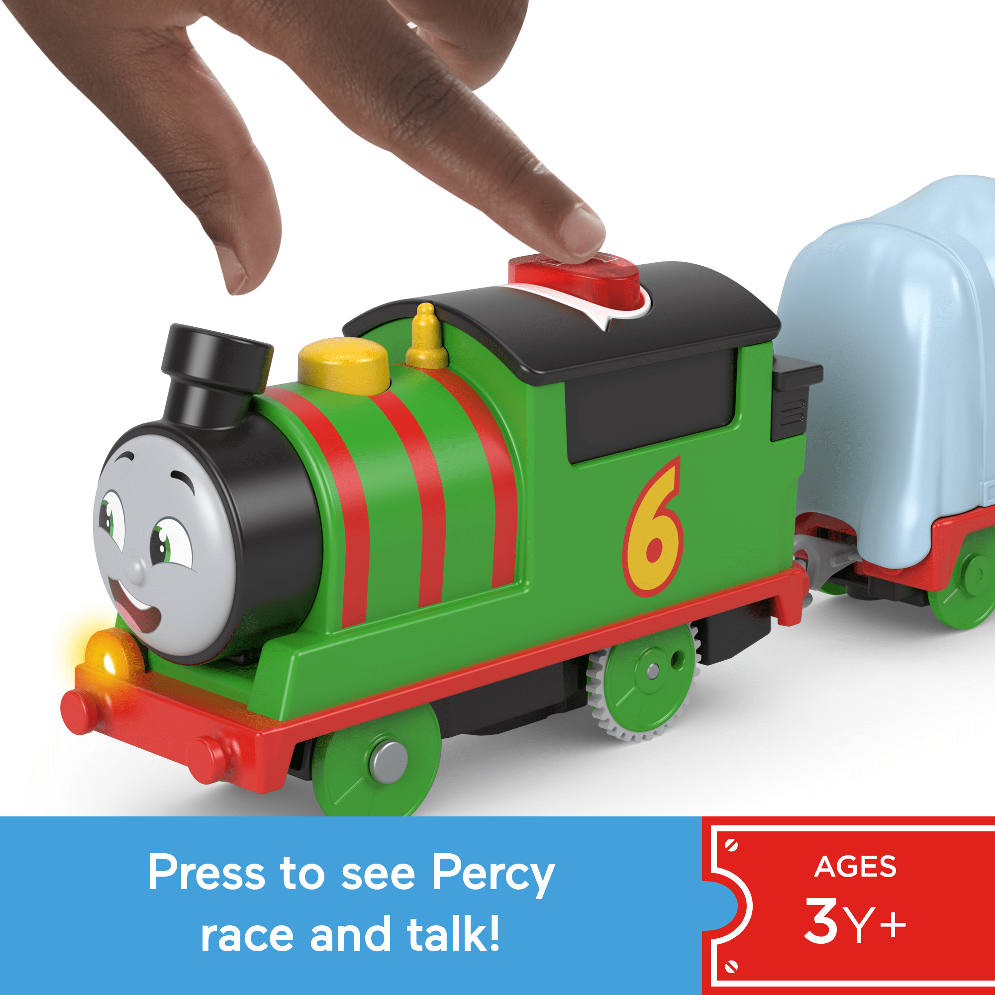 Thomas & Friends Talking Percy Toy Train. Motorized Engine With Phrases & Sounds - Image 2