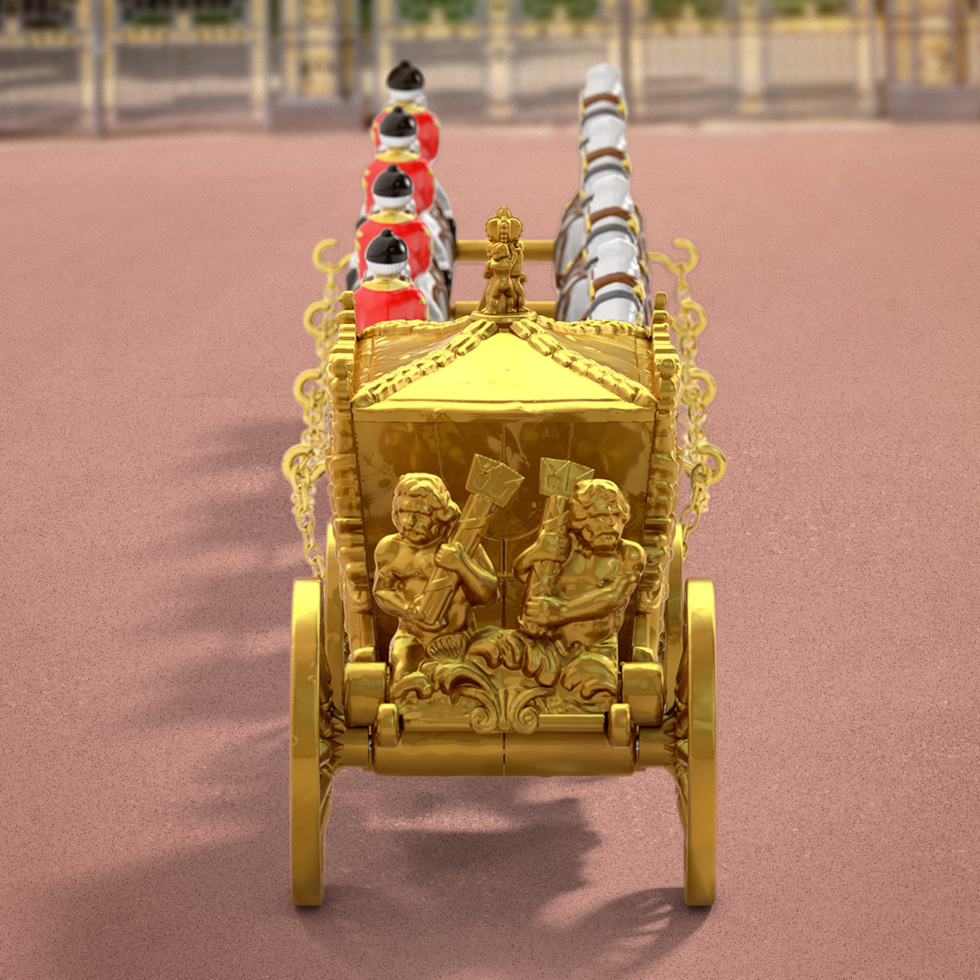 Matchbox Collectors Coronation Gold State Coach - Image 9